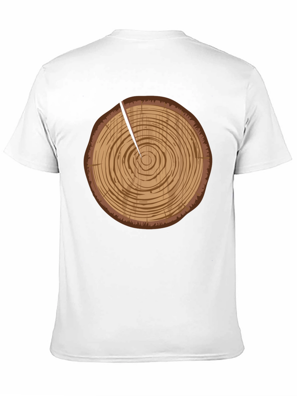 Log Slice Graphic Tee - Nature Inspired Design
