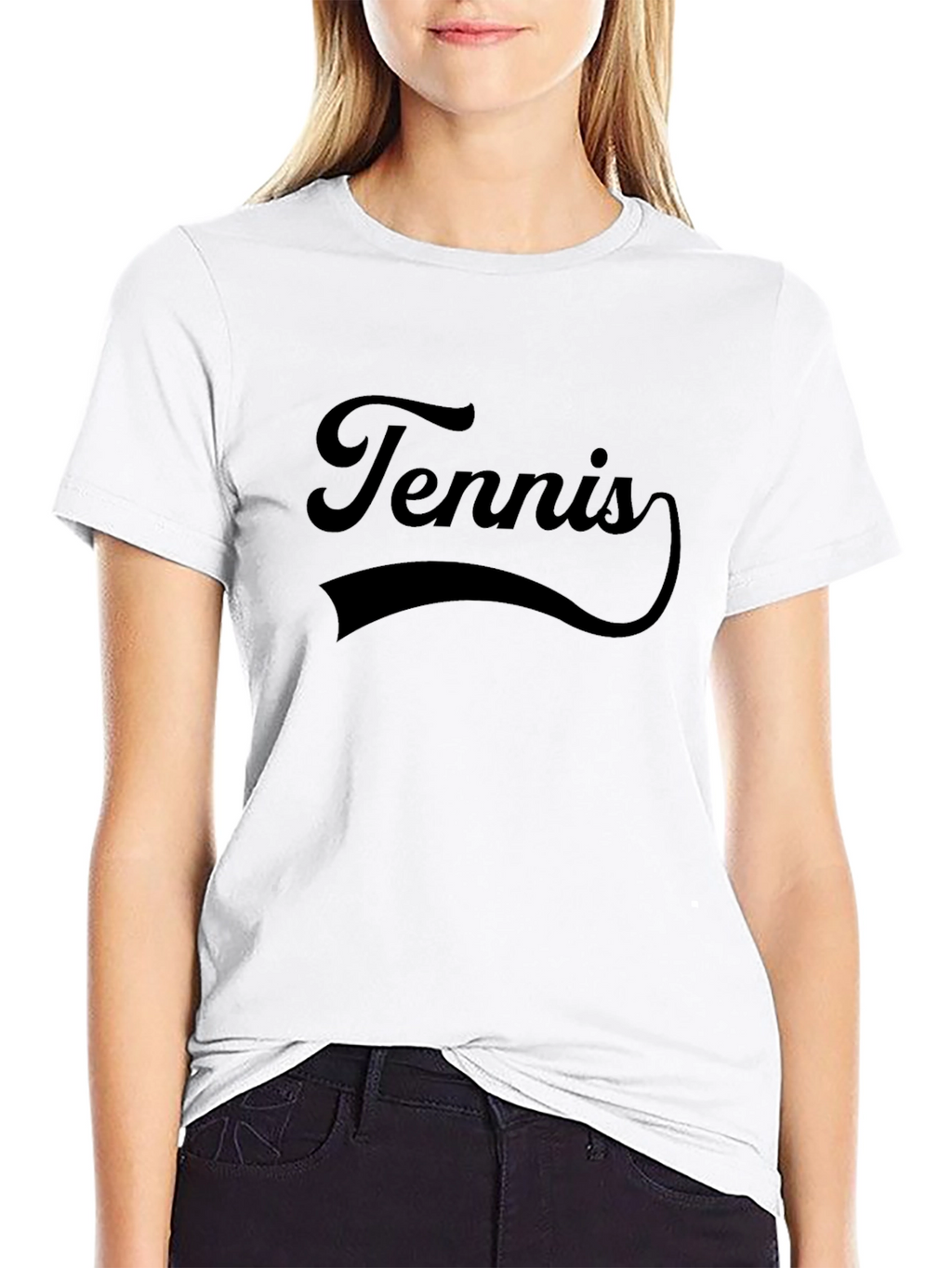 Retro Tennis Graphic T-Shirt - Classic Style