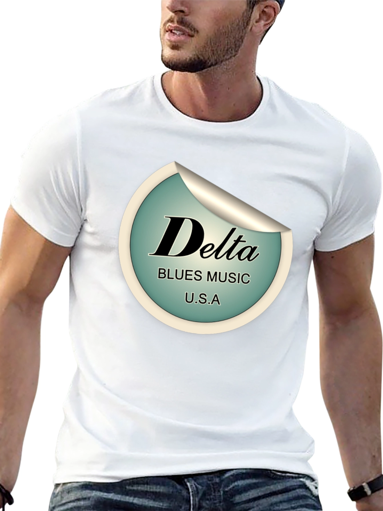 Delta Blues Music Graphic T-Shirt
