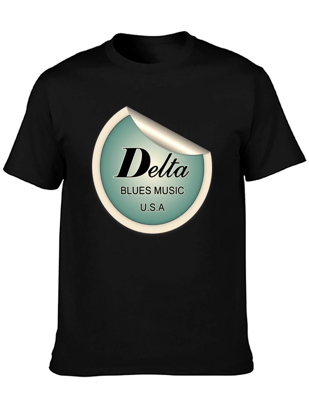 Delta Blues Music Graphic T-Shirt