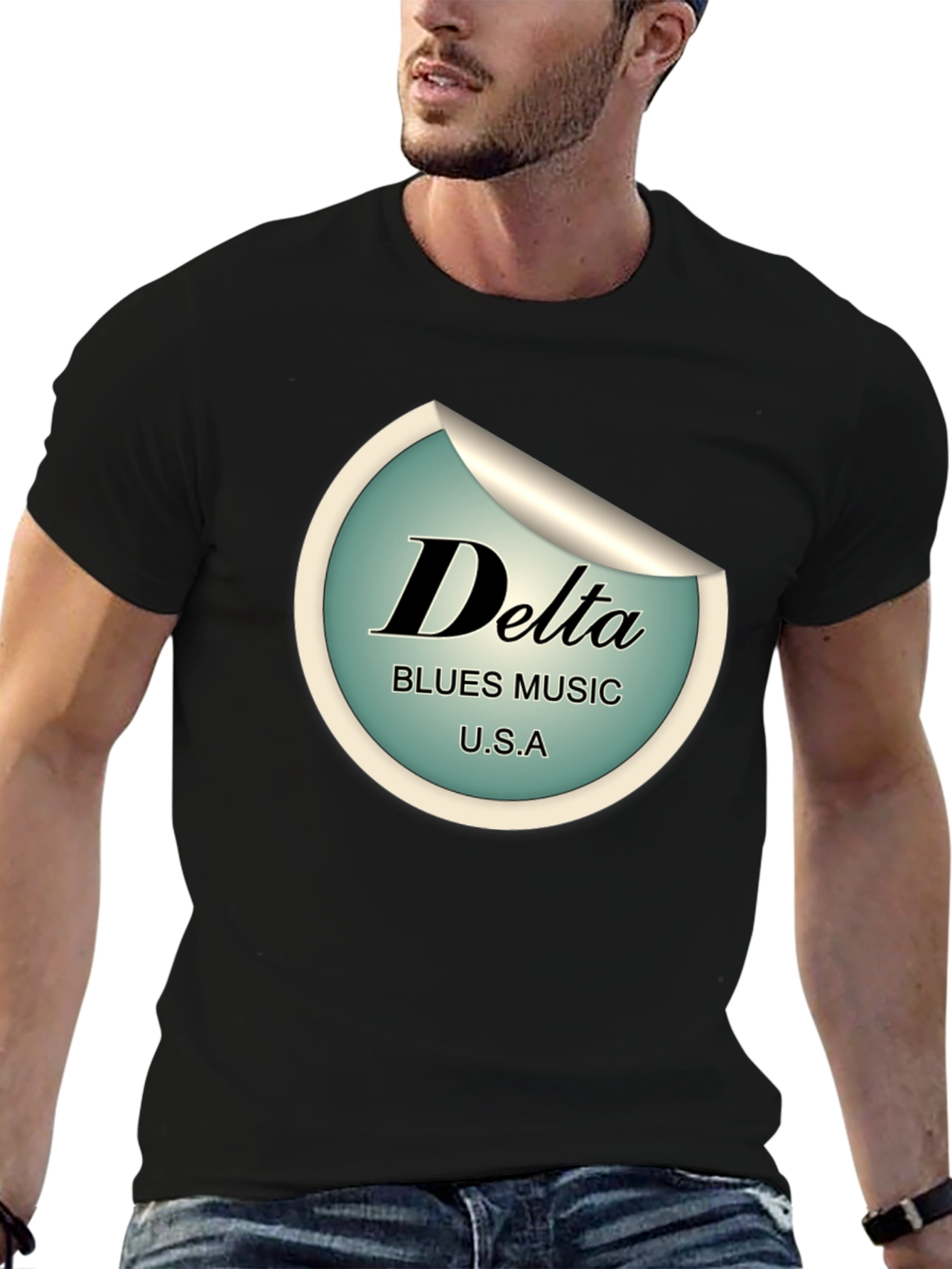 Delta Blues Music Graphic T-Shirt