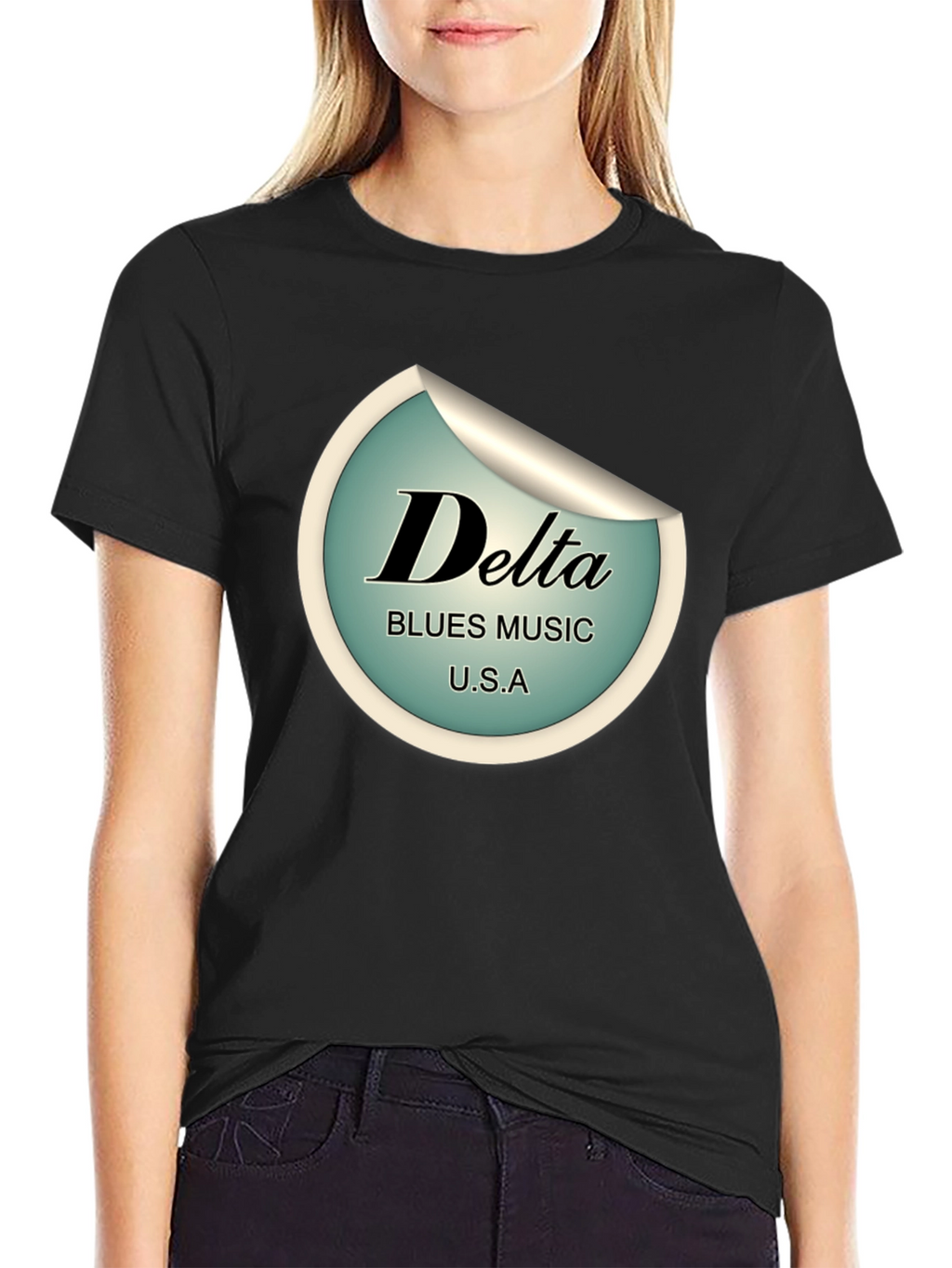 Delta Blues Music Graphic T-Shirt