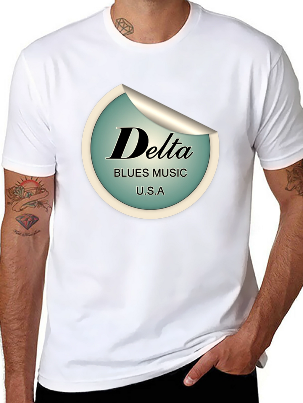 Delta Blues Music Graphic T-Shirt
