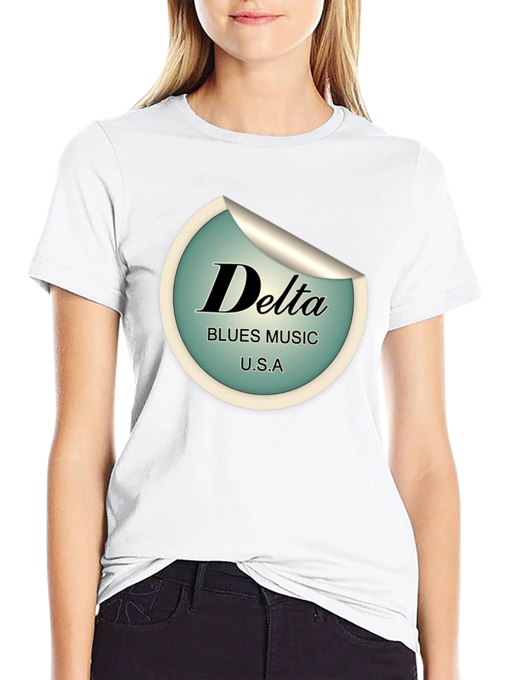 Delta Blues Music Graphic T-Shirt