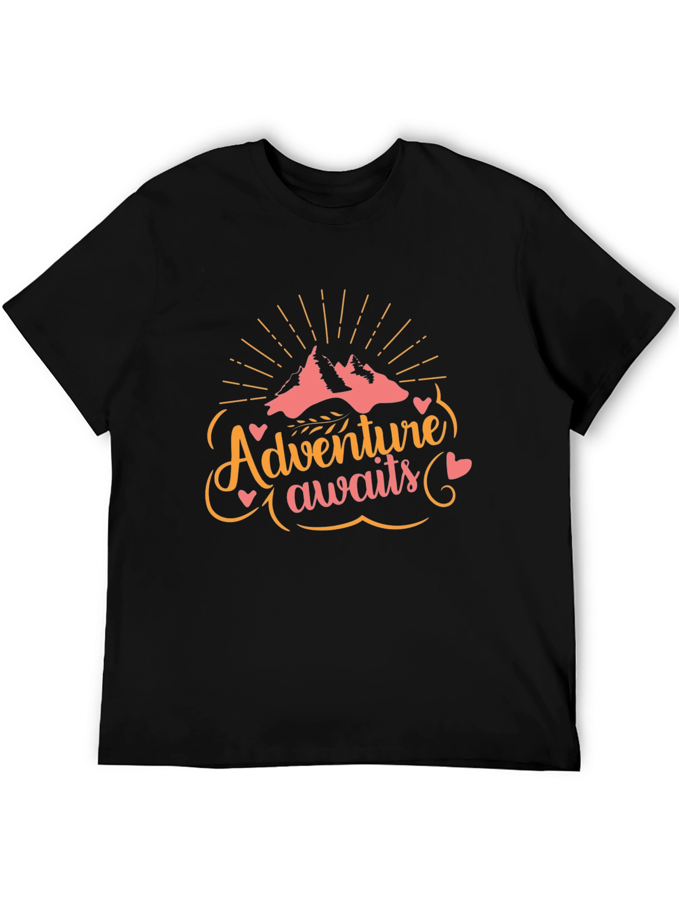 Adventure Awaits T-Shirt - Black