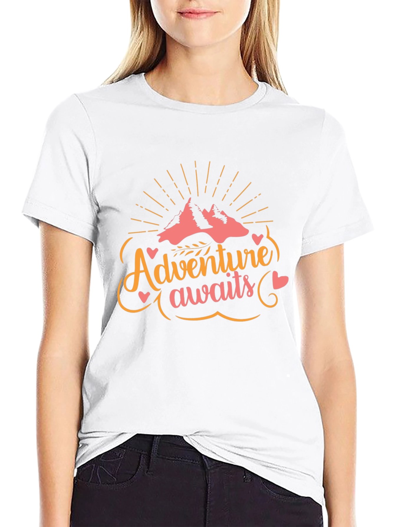 Adventure Awaits T-Shirt - Black
