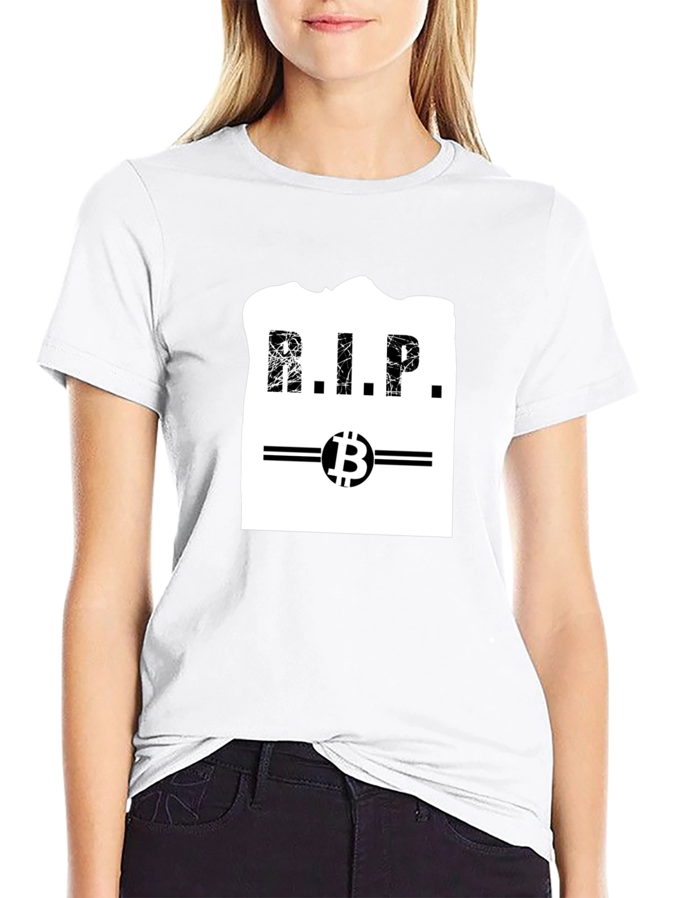 Bitcoin RIP T-Shirt - Crypto Cryptocurrency Death