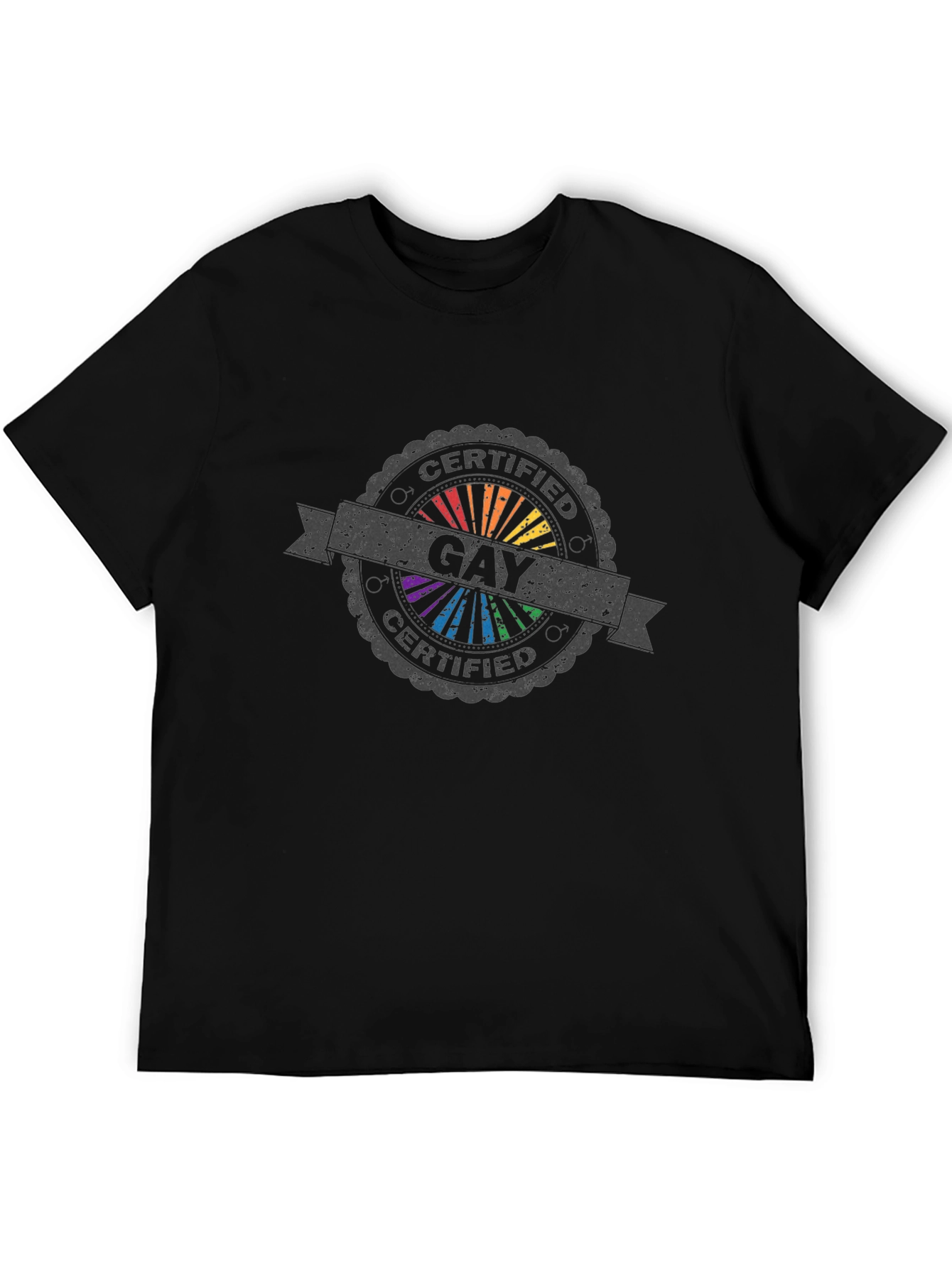 Certified Gay Pride Rainbow T-Shirt