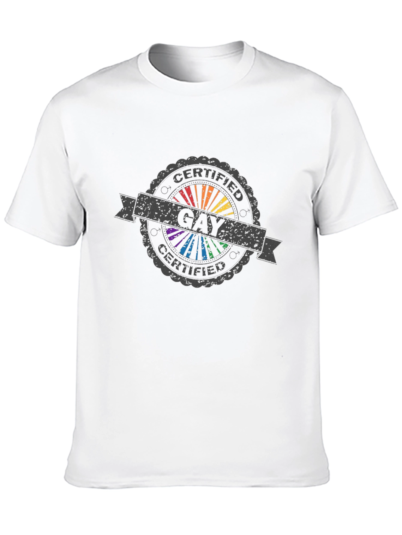 Certified Gay Pride Rainbow T-Shirt
