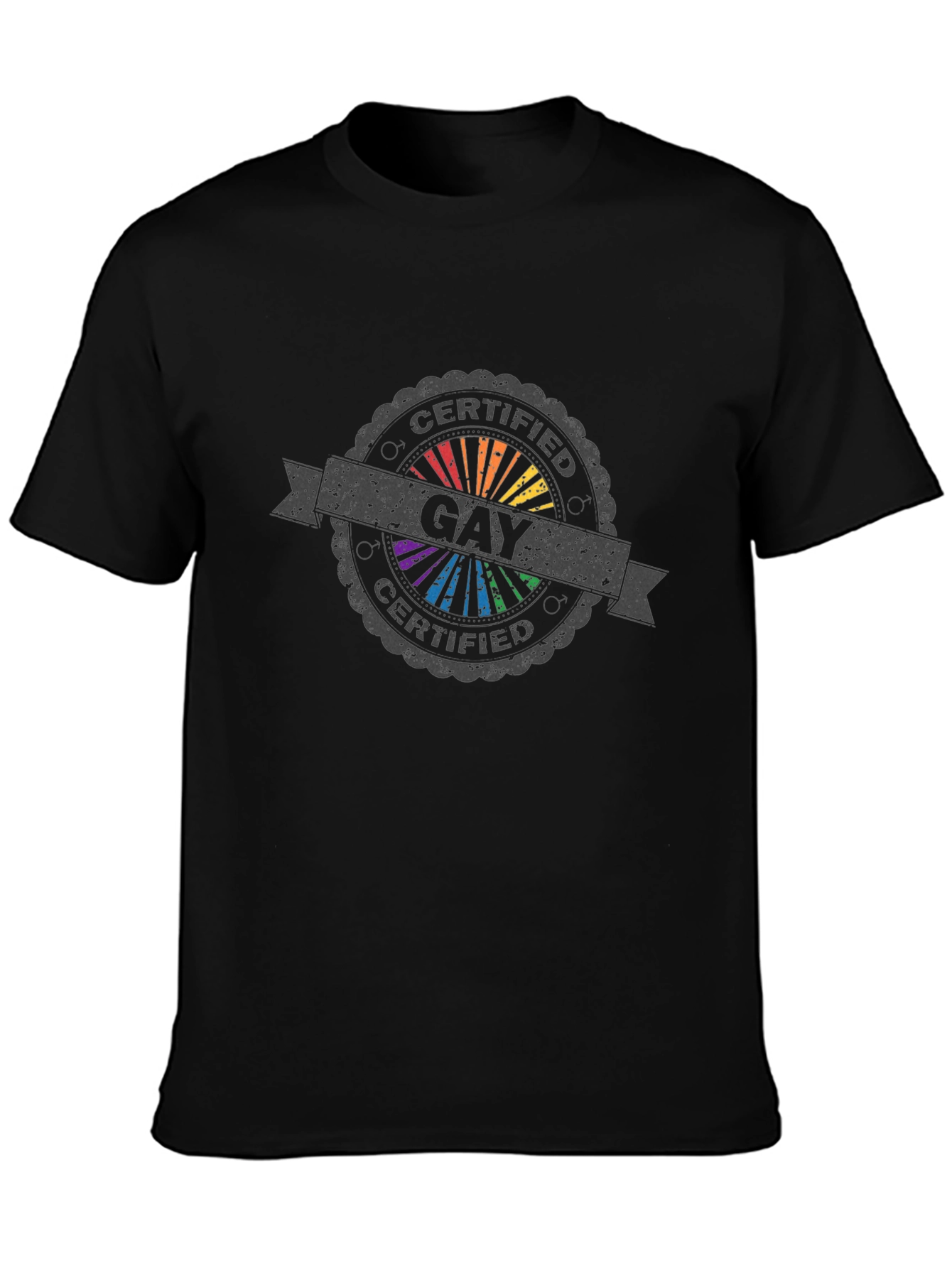Certified Gay Pride Rainbow T-Shirt