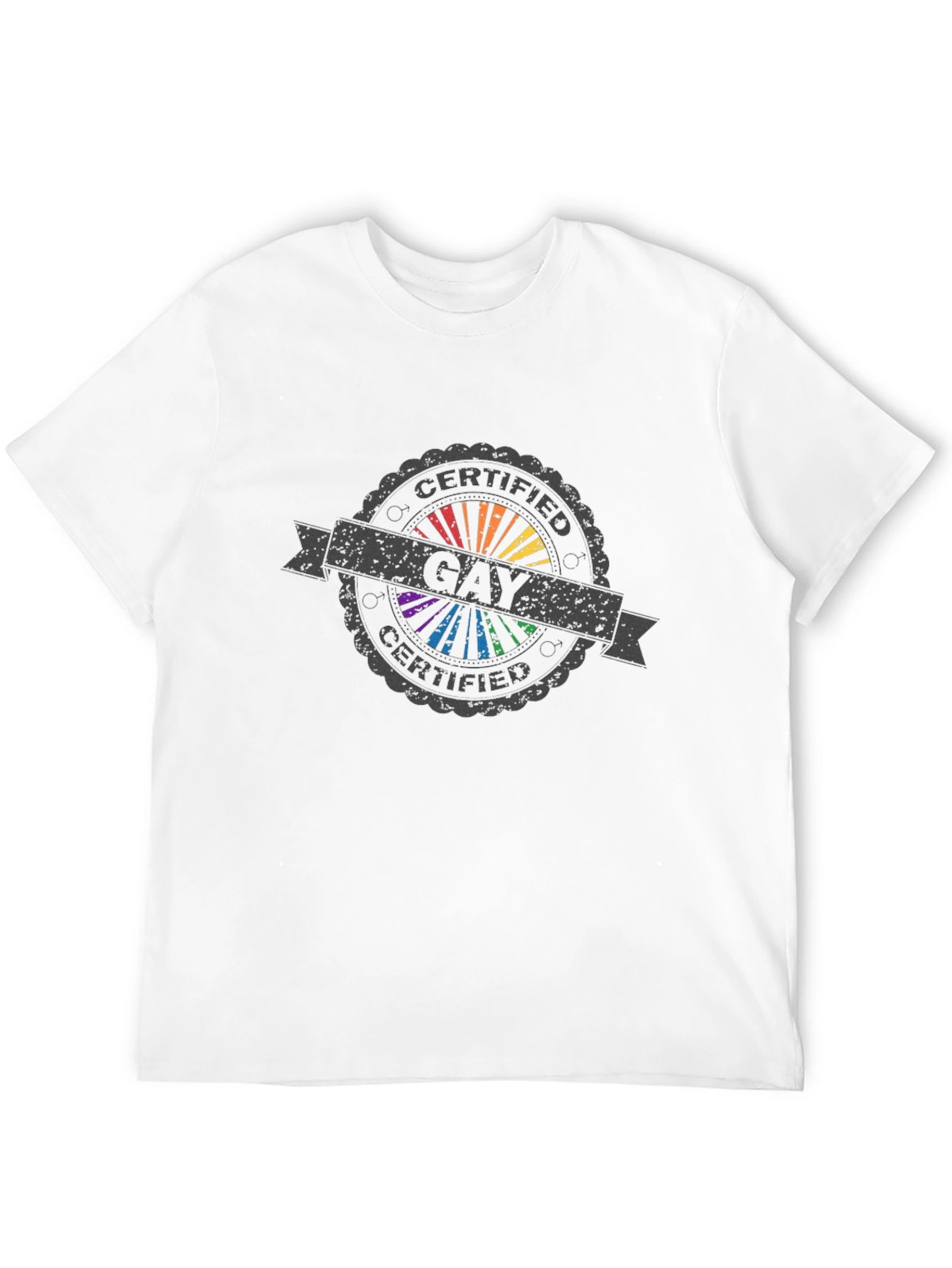 Certified Gay Pride Rainbow T-Shirt