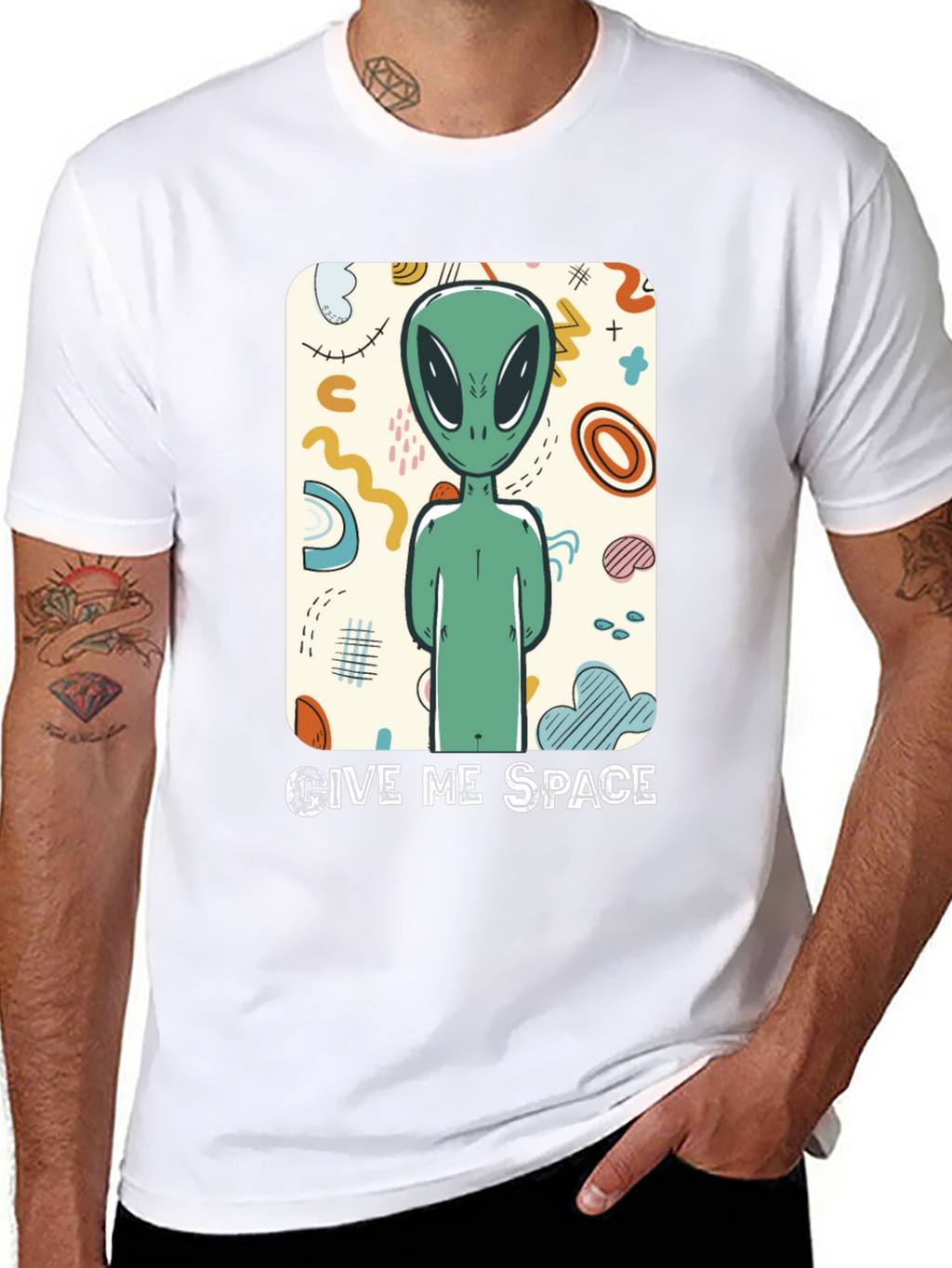 Give Me Space Alien Graphic Tee