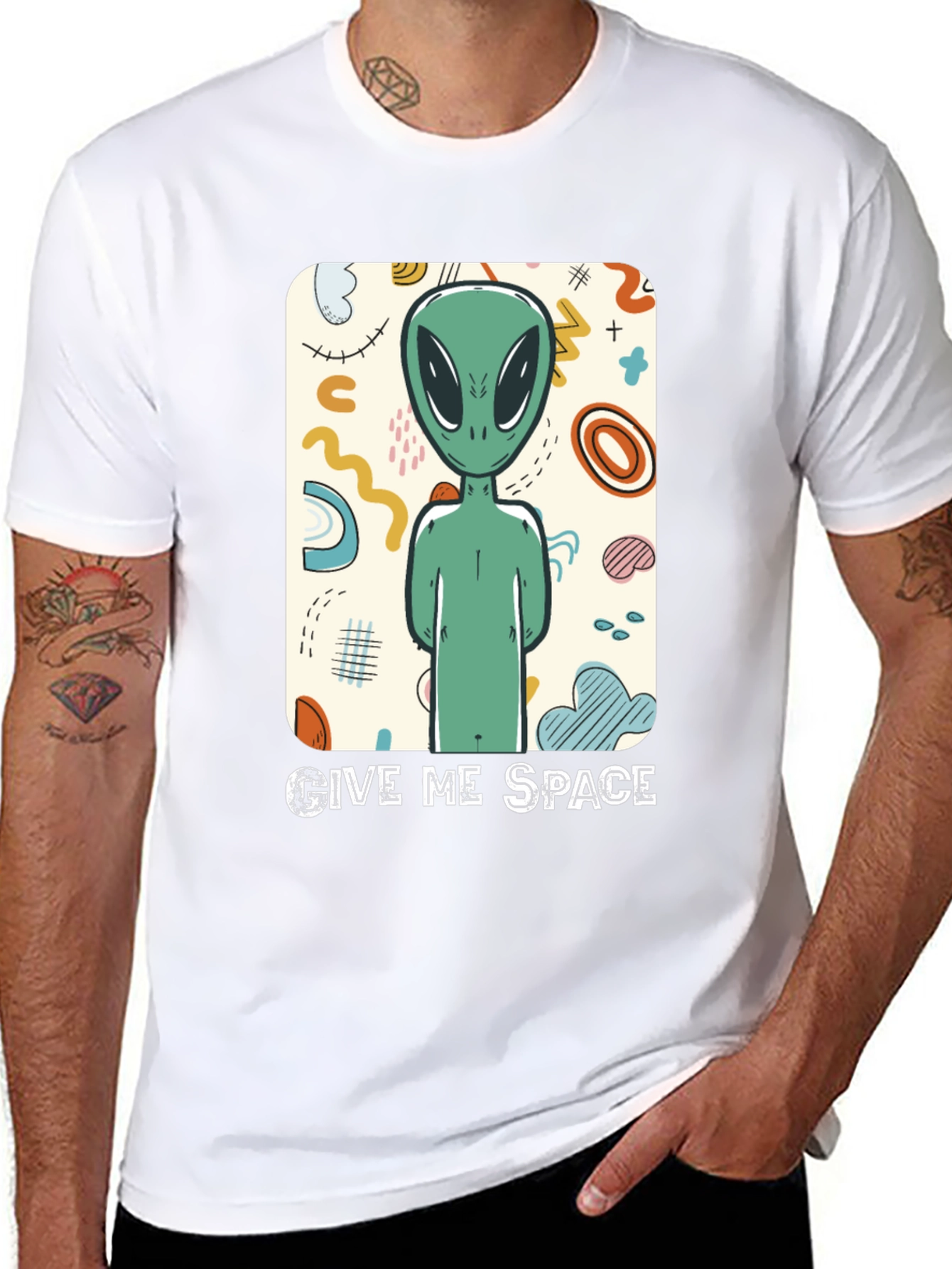 Give Me Space Alien Graphic Tee