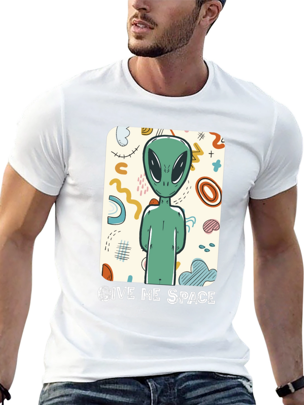 Give Me Space Alien Graphic Tee