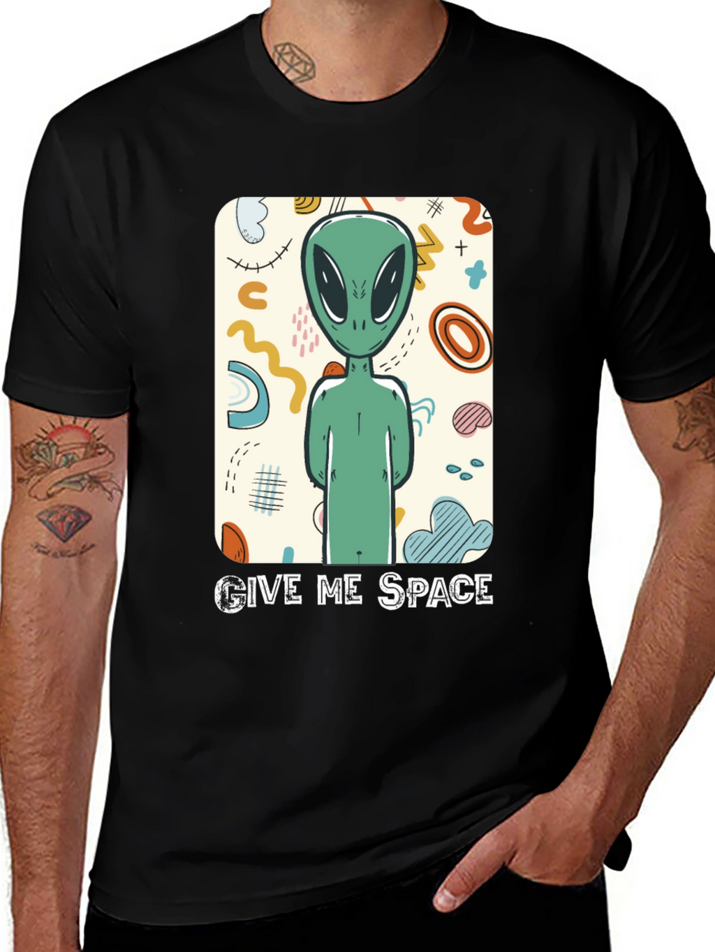 Give Me Space Alien Graphic Tee