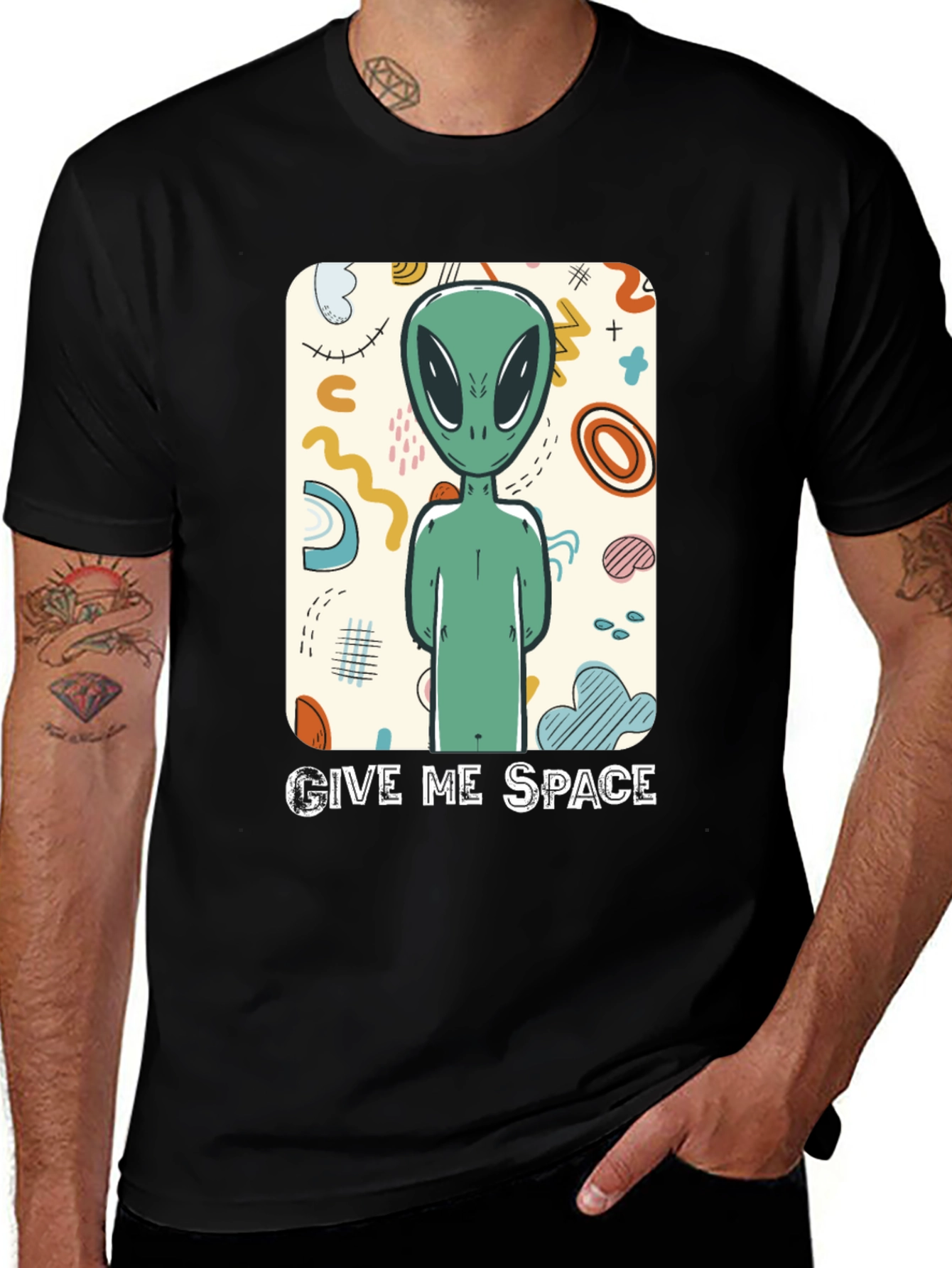 Give Me Space Alien Graphic Tee