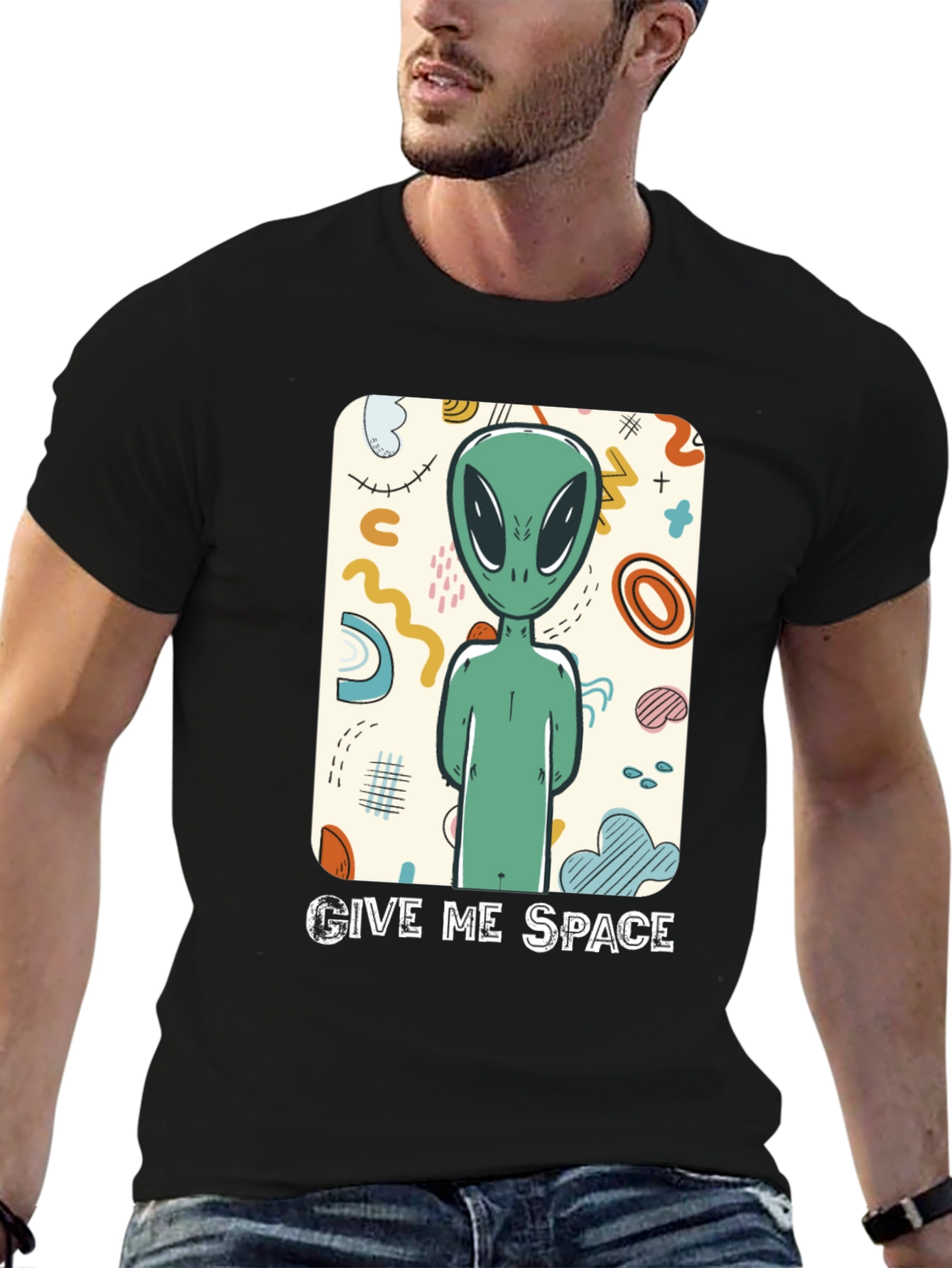 Give Me Space Alien Graphic Tee