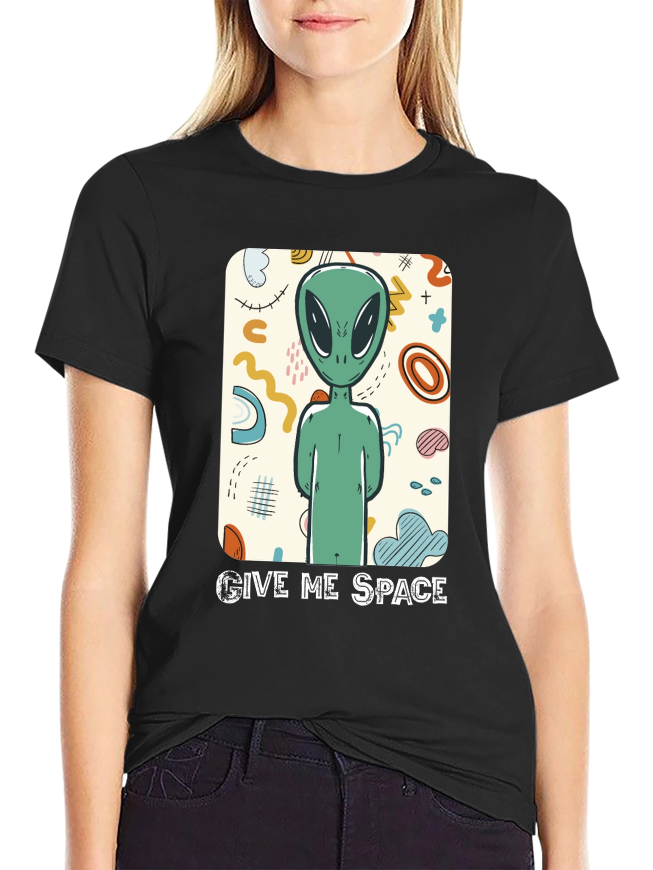 Give Me Space Alien Graphic Tee
