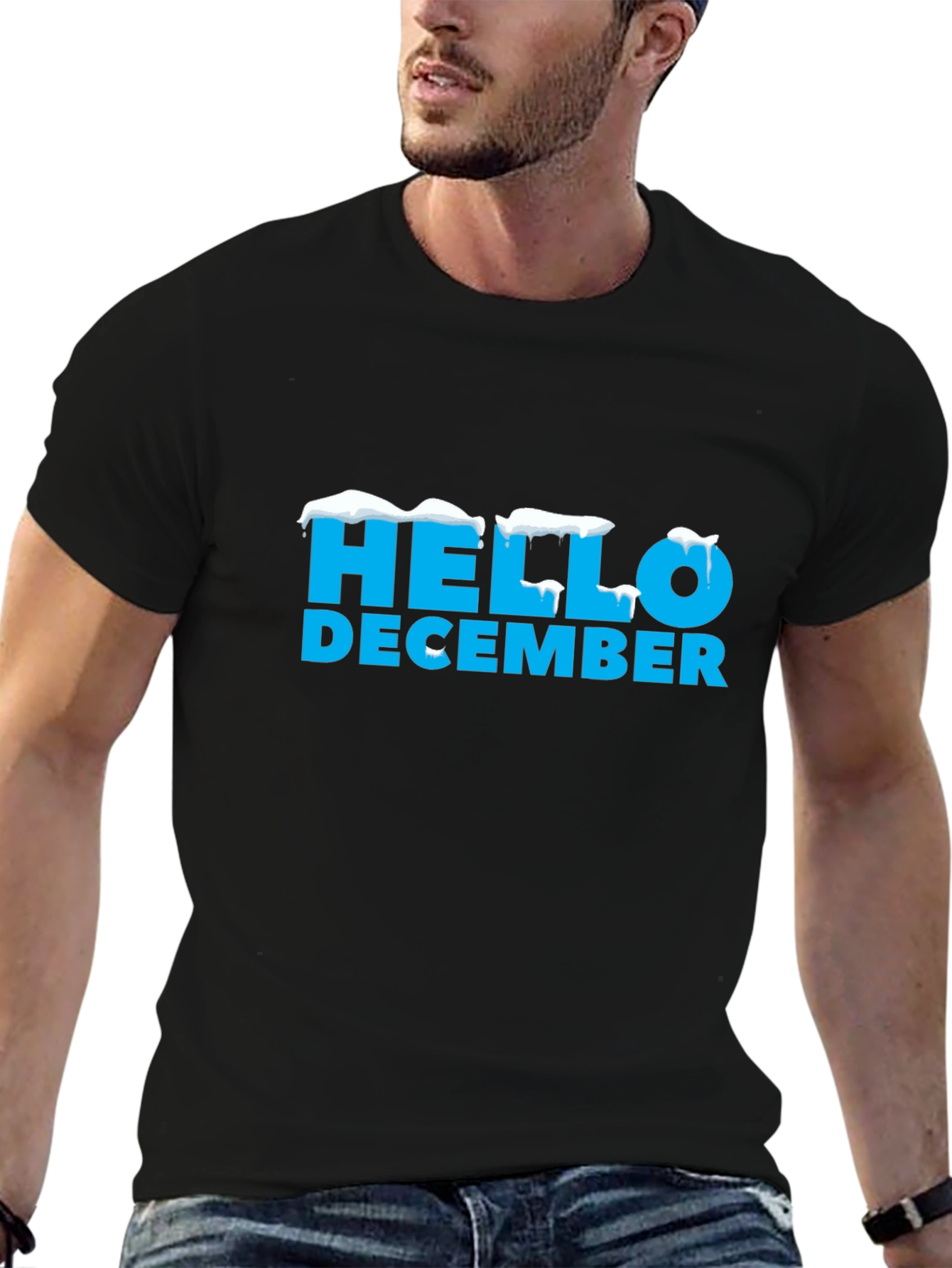 Hello December Holiday Graphic Tee