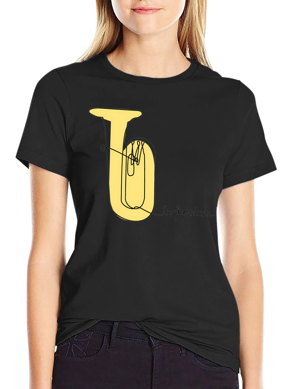 Euphonium Line Art Tee