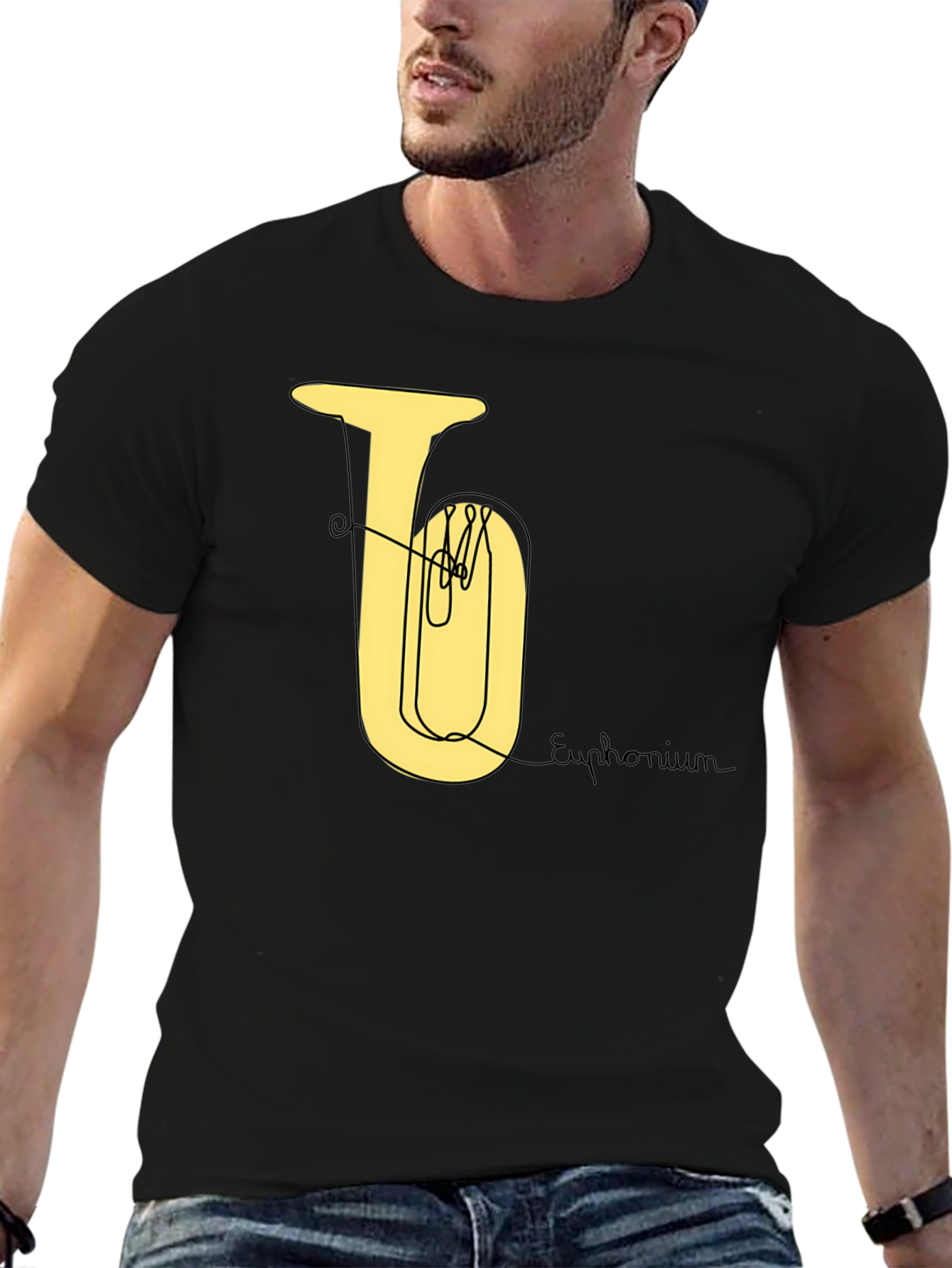 Euphonium Line Art Tee
