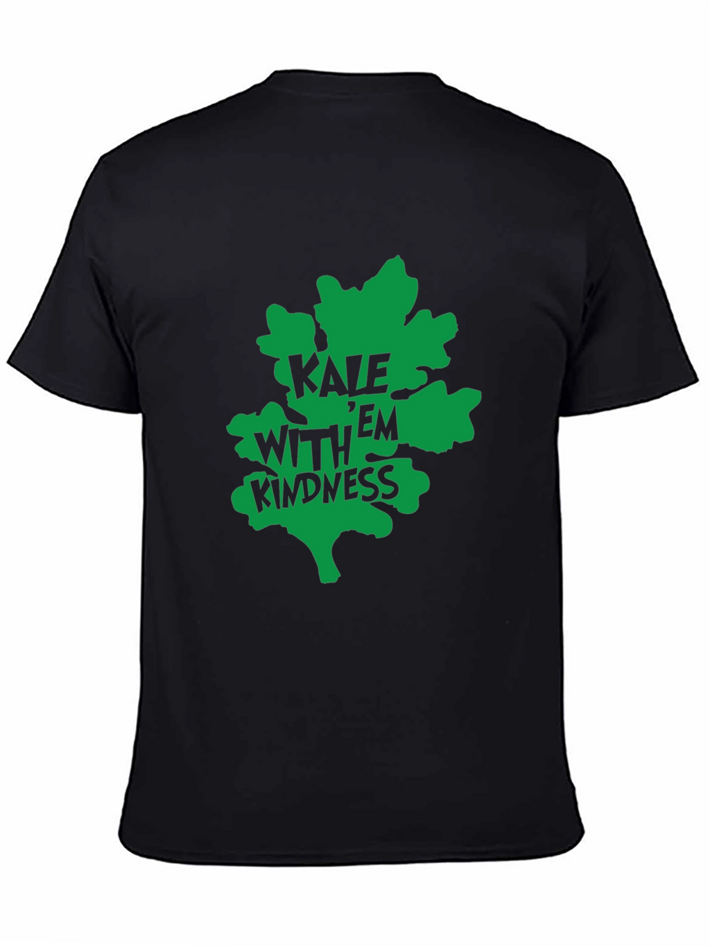 Kale With Kindness Graphic Tee - Black