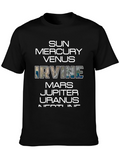 Planets of Irvine T-Shirt - Black Graphic Tee