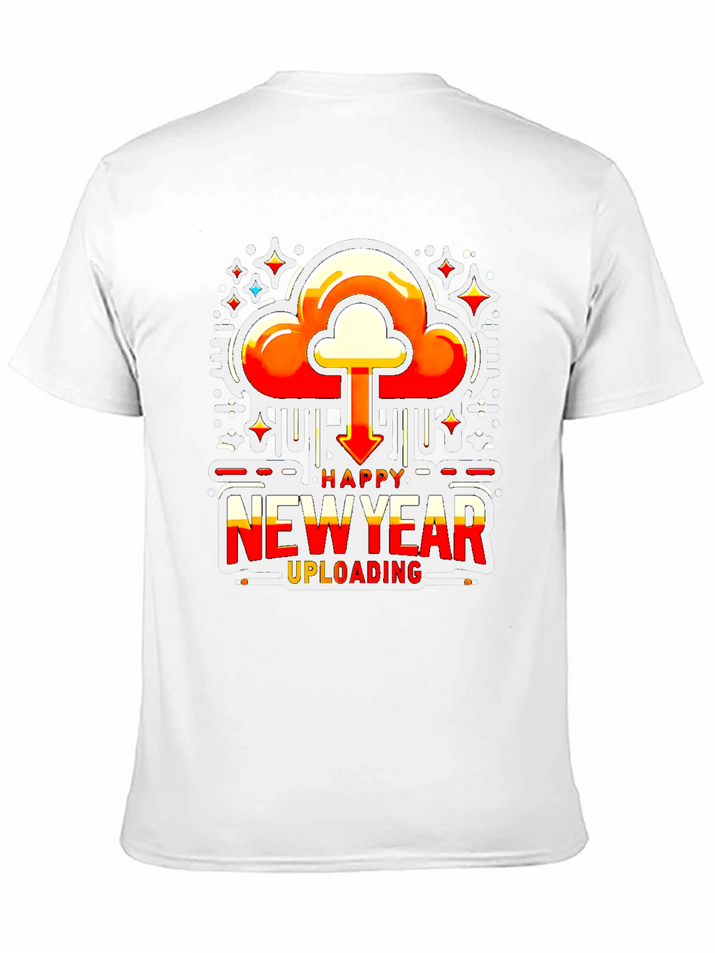 Happy New Year Uploading Graphic Tee