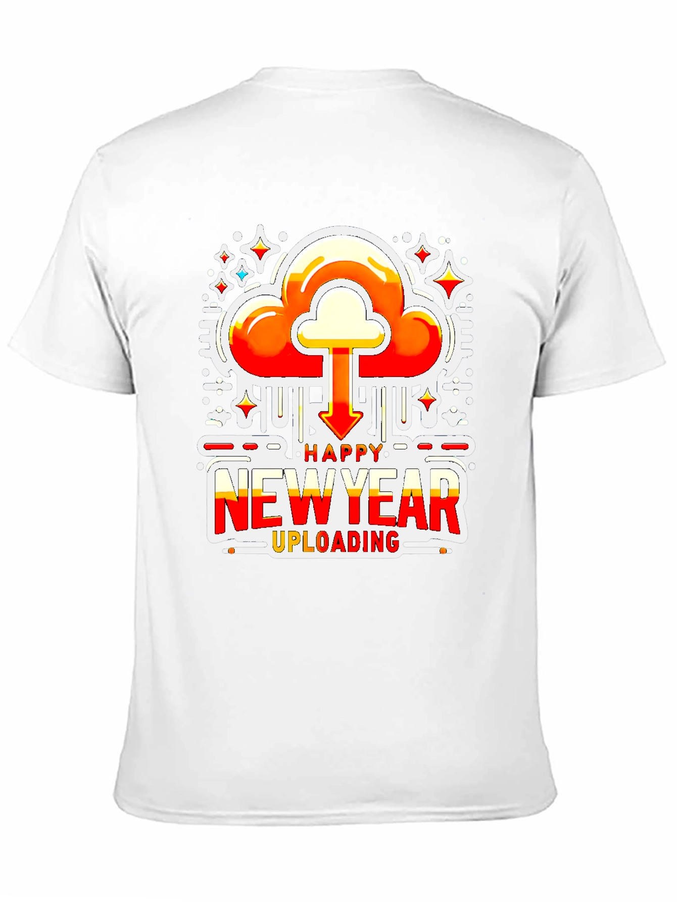 Happy New Year Uploading Graphic Tee