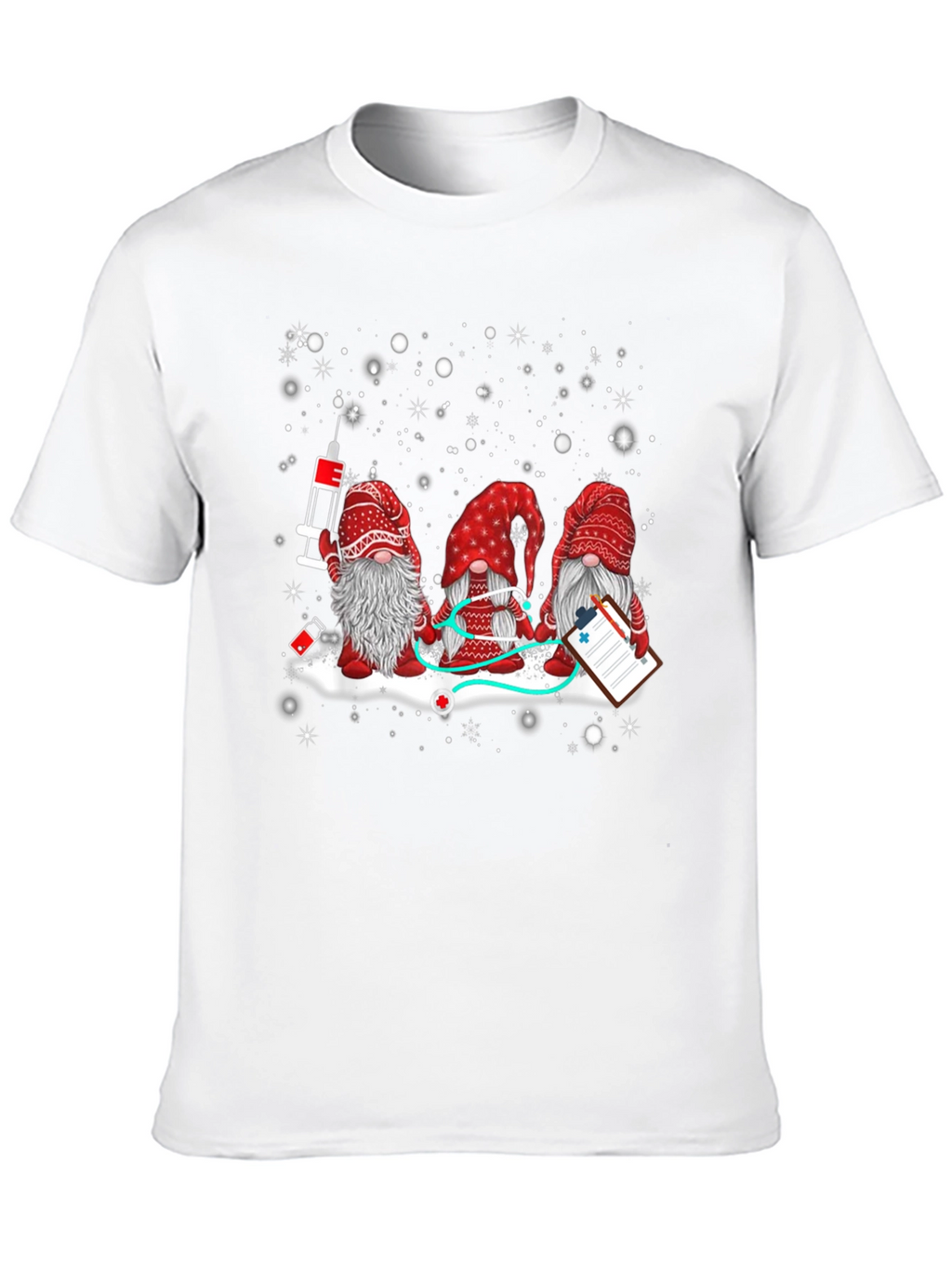 Nurse Gnomes T-Shirt: Holiday Health Hero