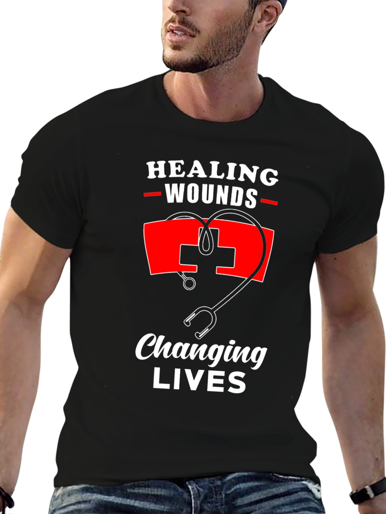 Healing Wounds Changing Lives Graphic Tee