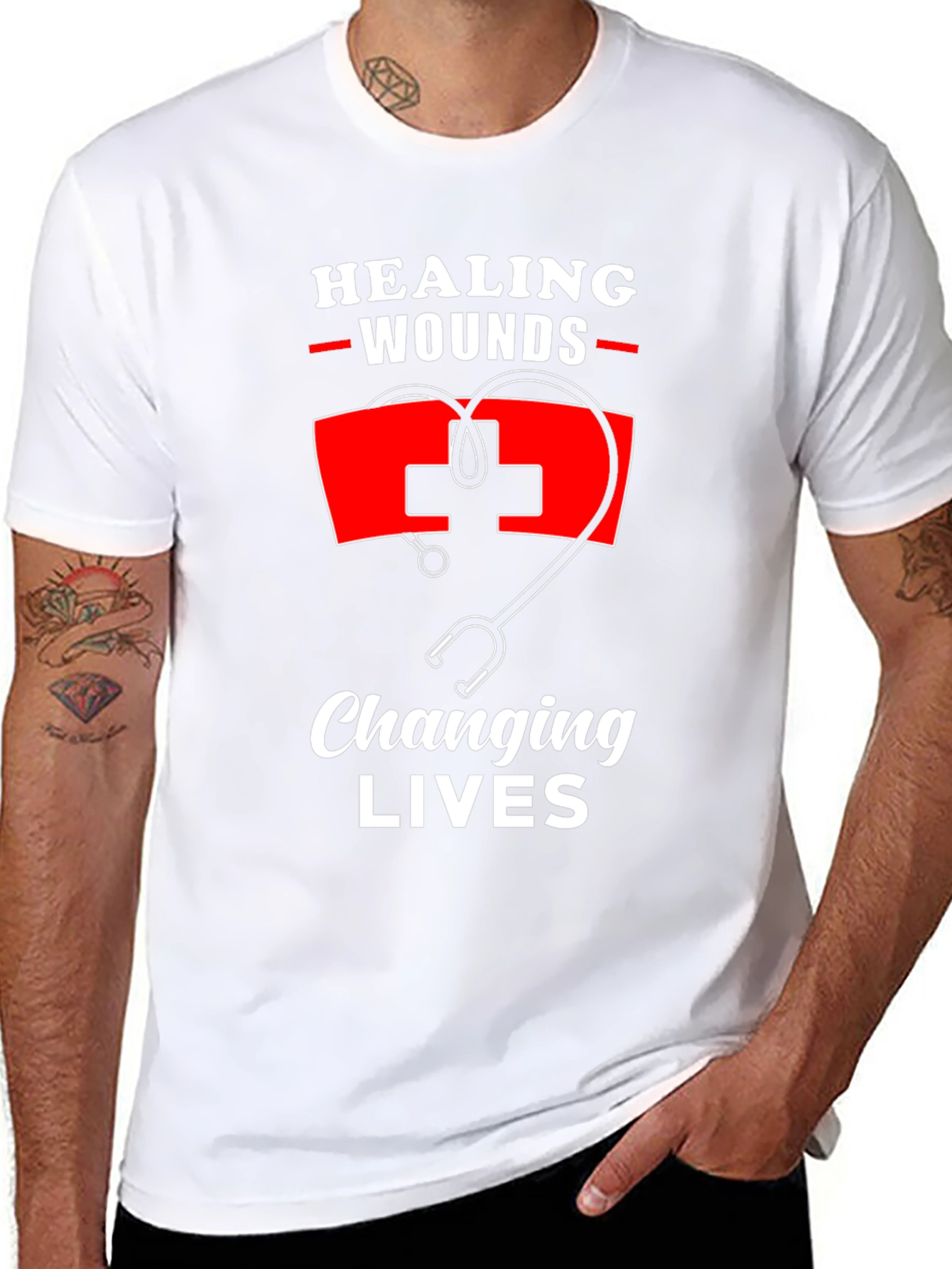 Healing Wounds Changing Lives Graphic Tee