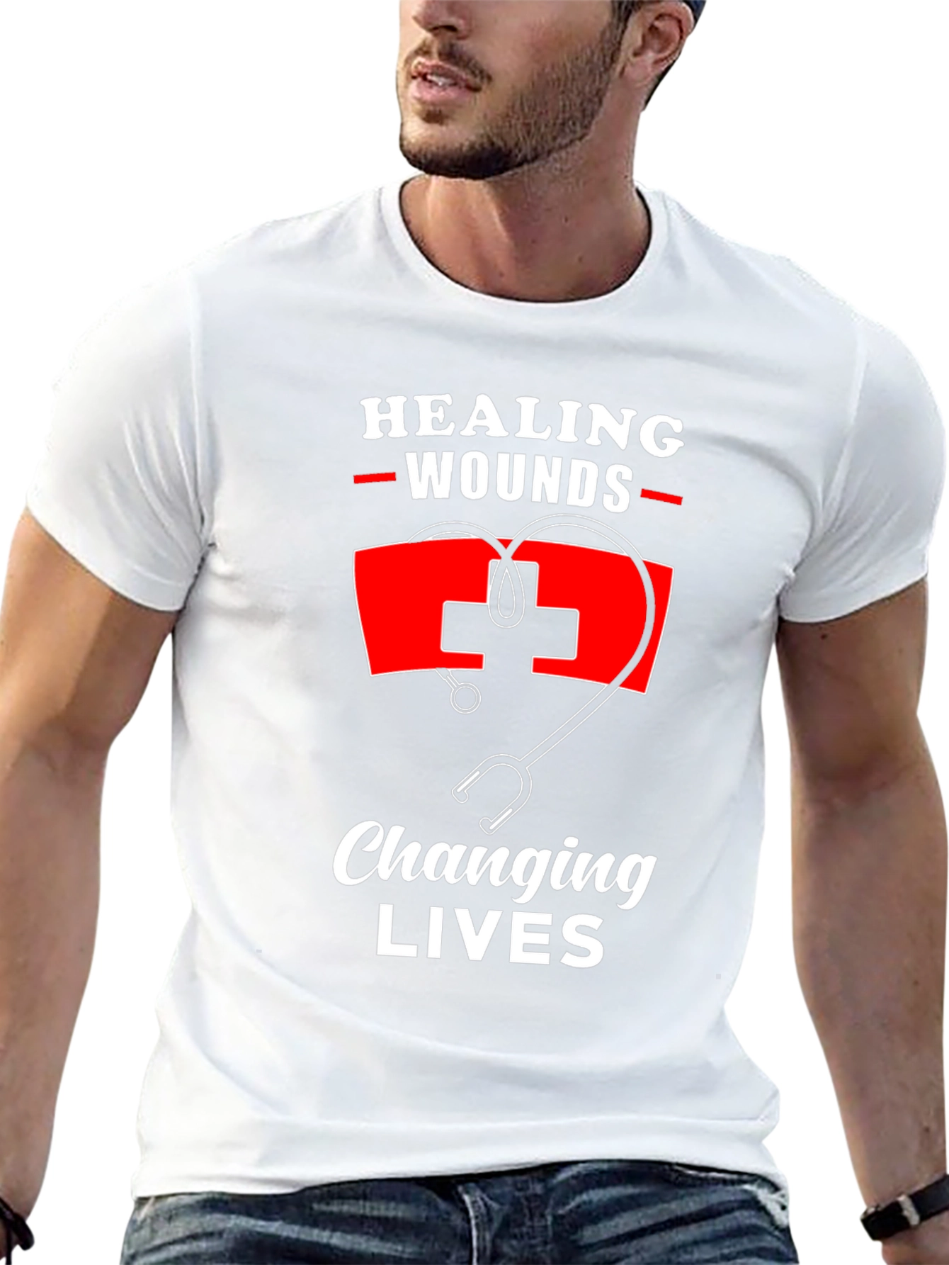 Healing Wounds Changing Lives Graphic Tee
