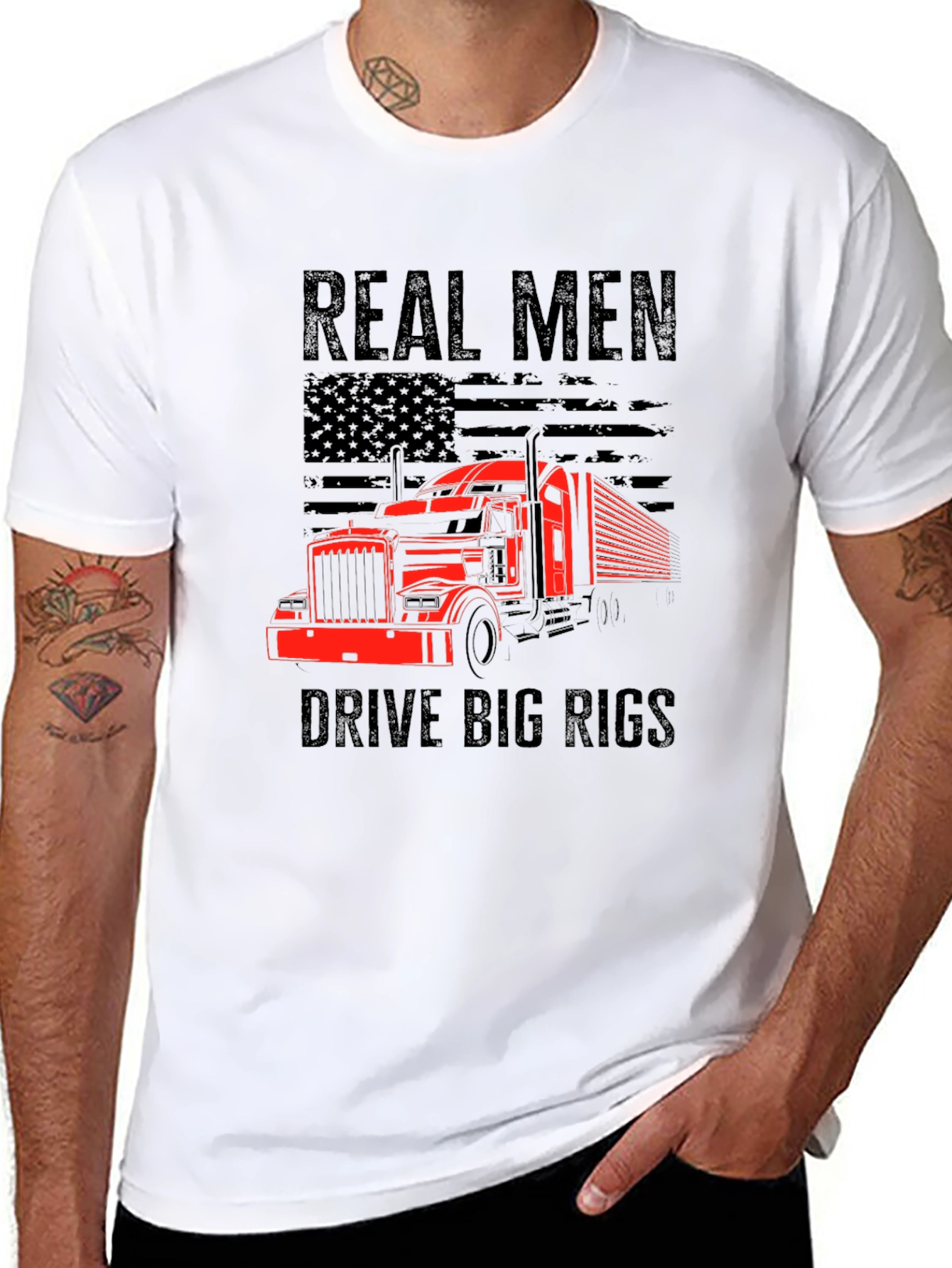 Real Men Drive Big Rigs T-Shirt