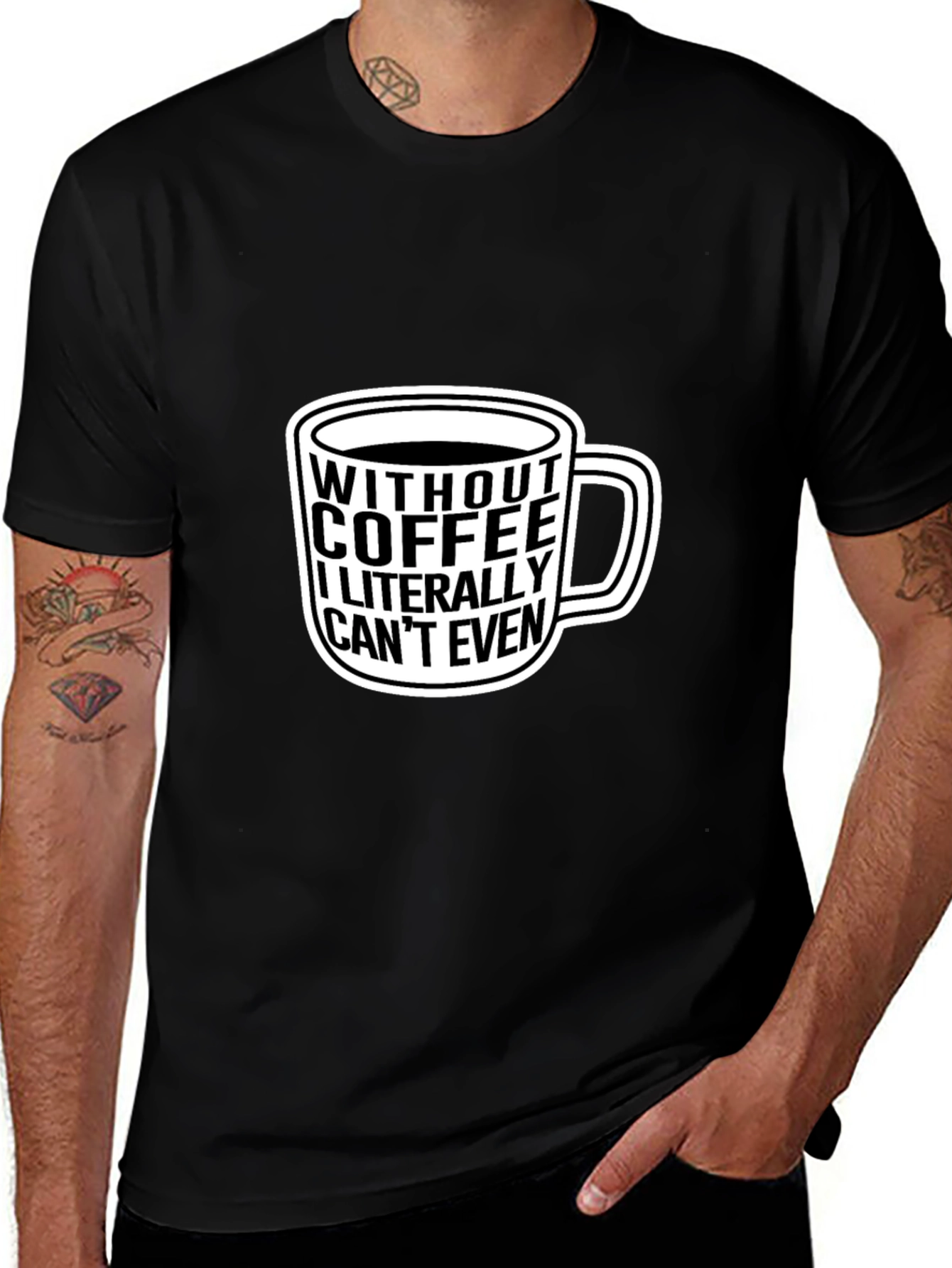 Coffee Lover Tee - Without Coffee I Cant Even T-Shirt