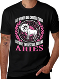 Aries Zodiac Womens T-Shirt