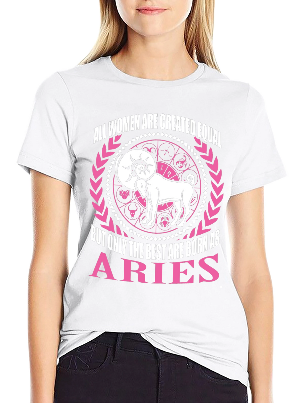 Aries Zodiac Womens T-Shirt