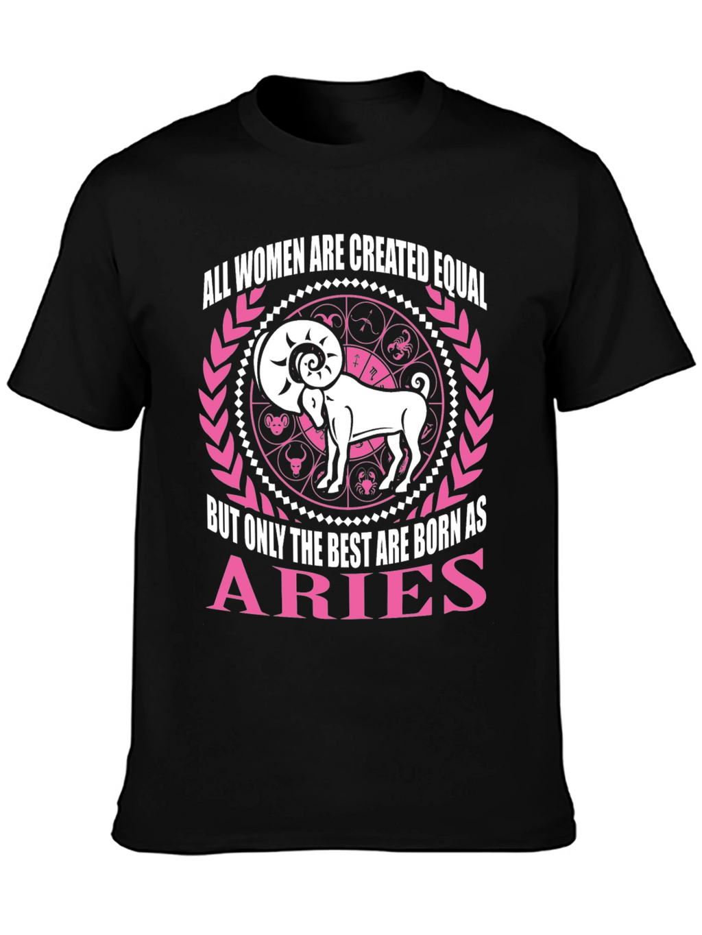 Aries Zodiac Womens T-Shirt
