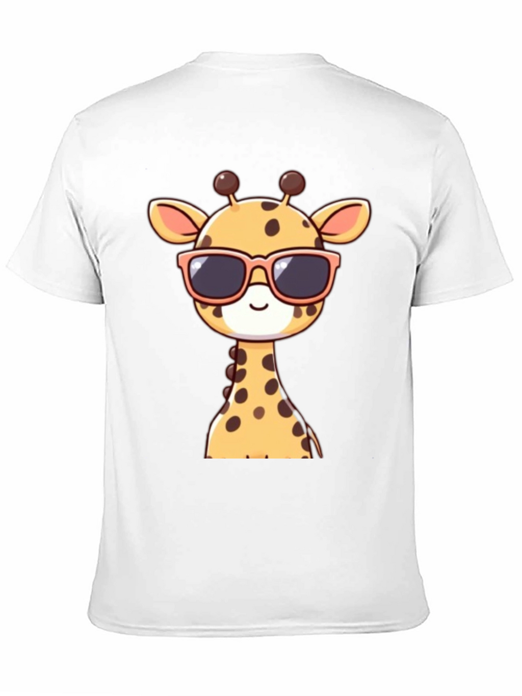 Cool Giraffe Graphic Tee - Stylish Black T-Shirt