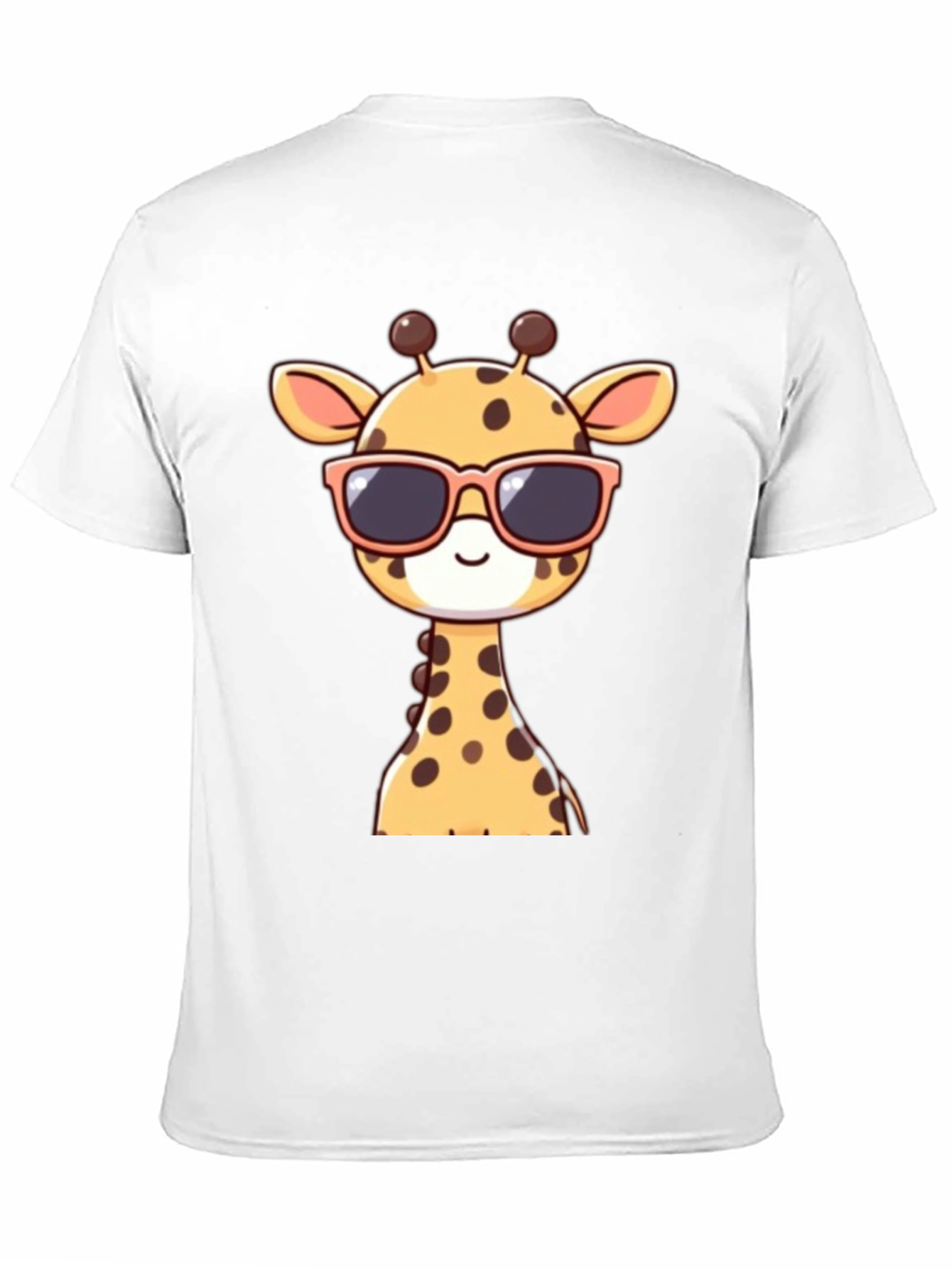 Cool Giraffe Graphic Tee - Stylish Black T-Shirt