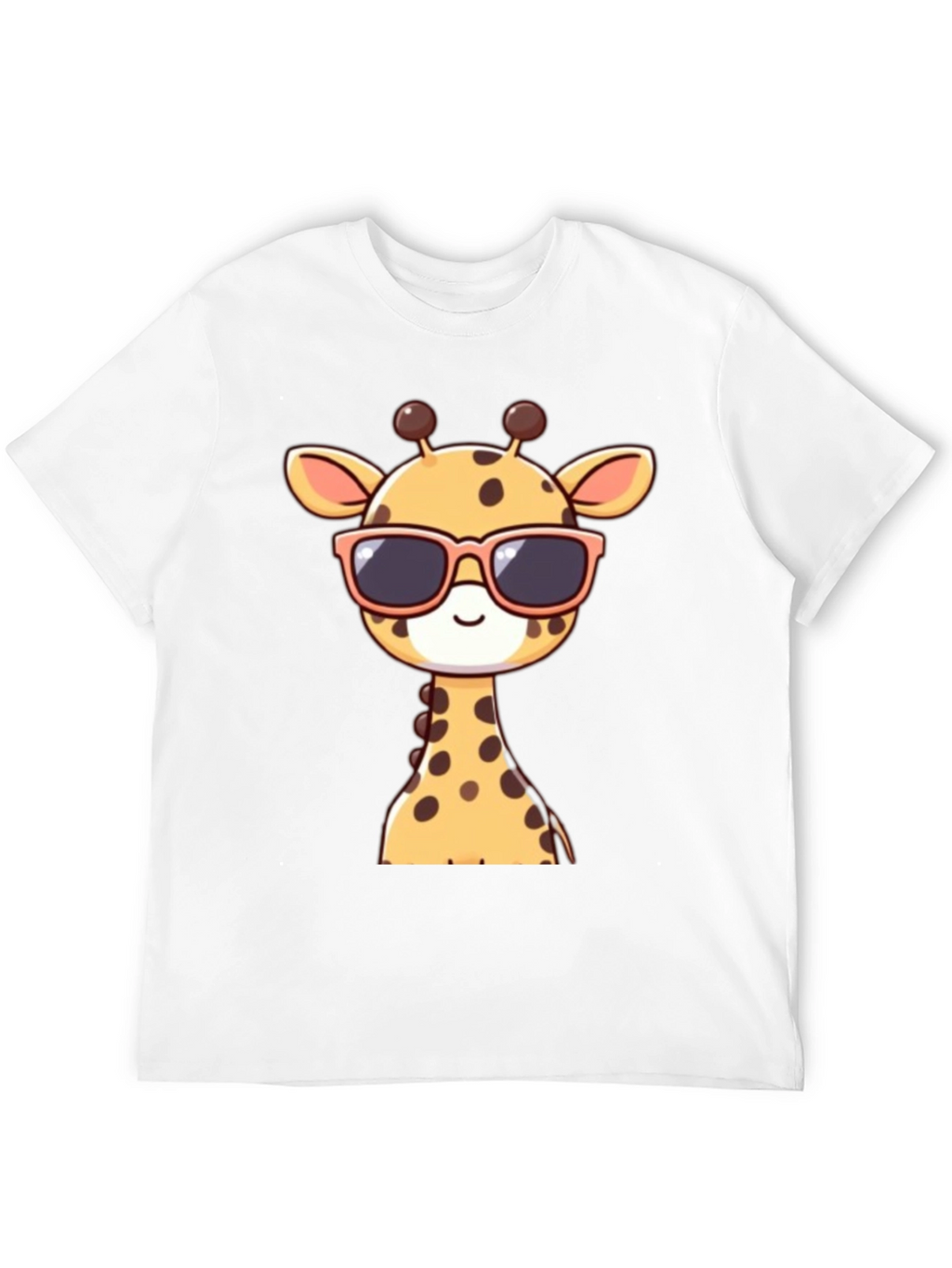 Cool Giraffe Graphic Tee - Stylish Black T-Shirt