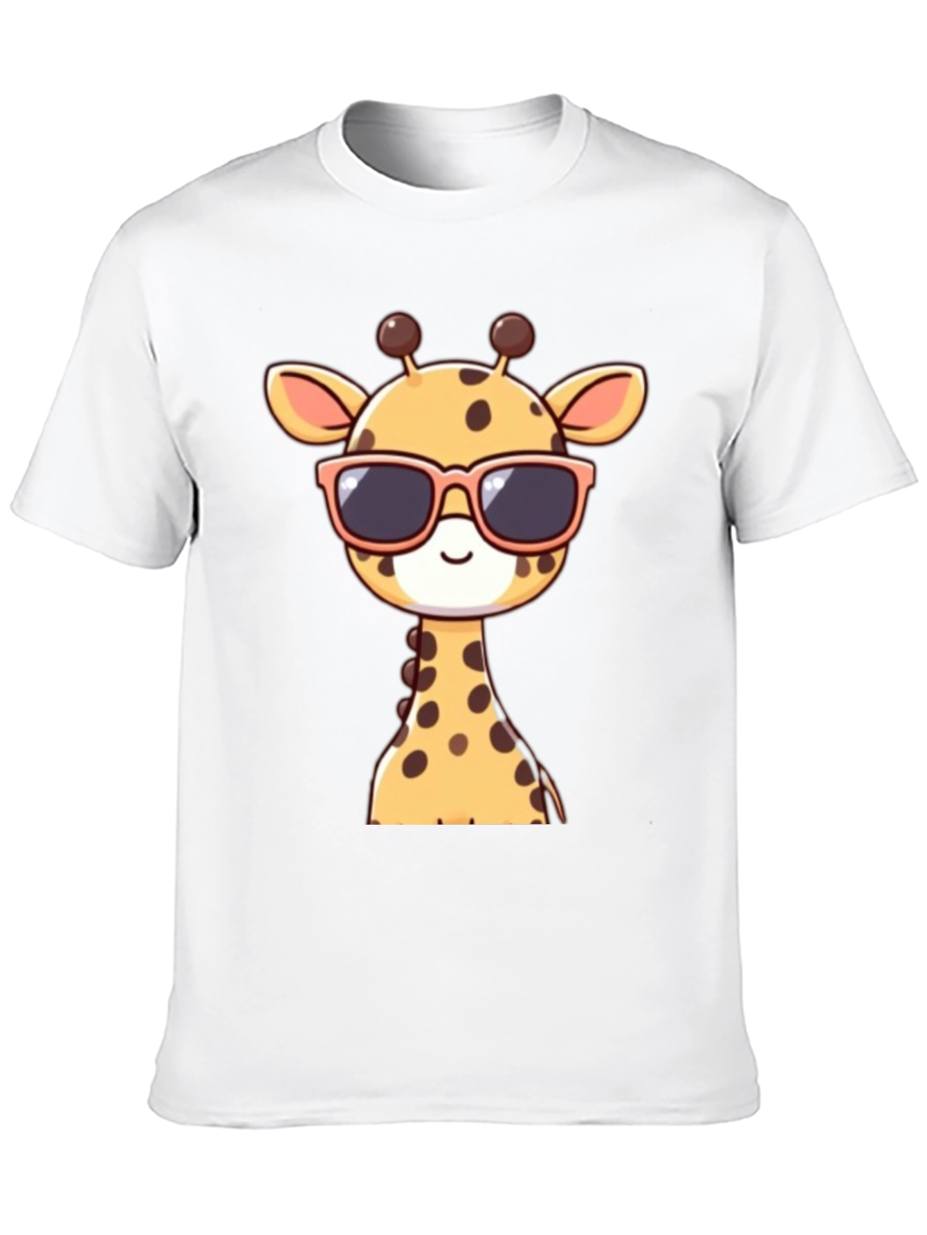 Cool Giraffe Graphic Tee - Stylish Black T-Shirt