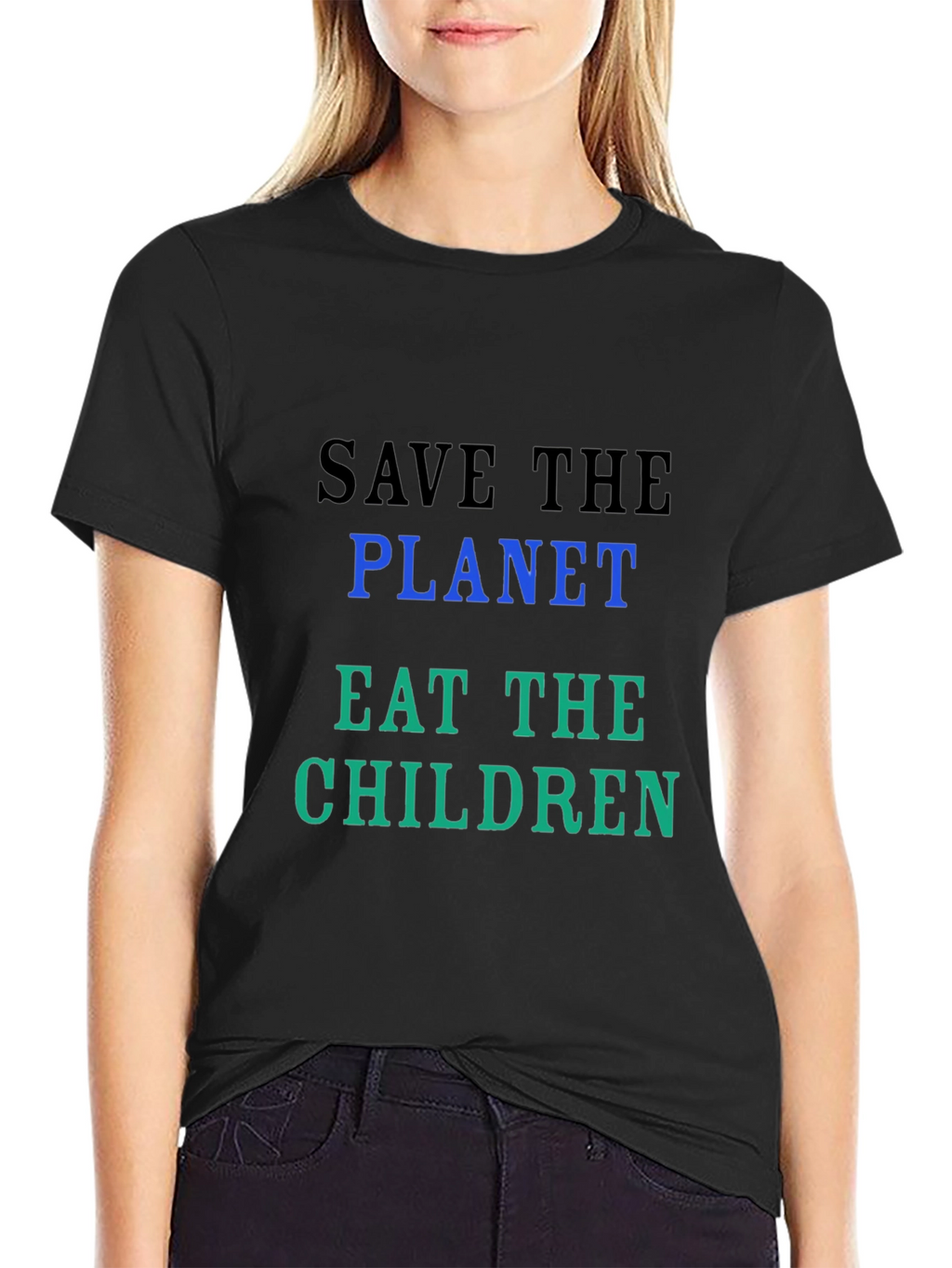 Save the Planet Slogan Tee