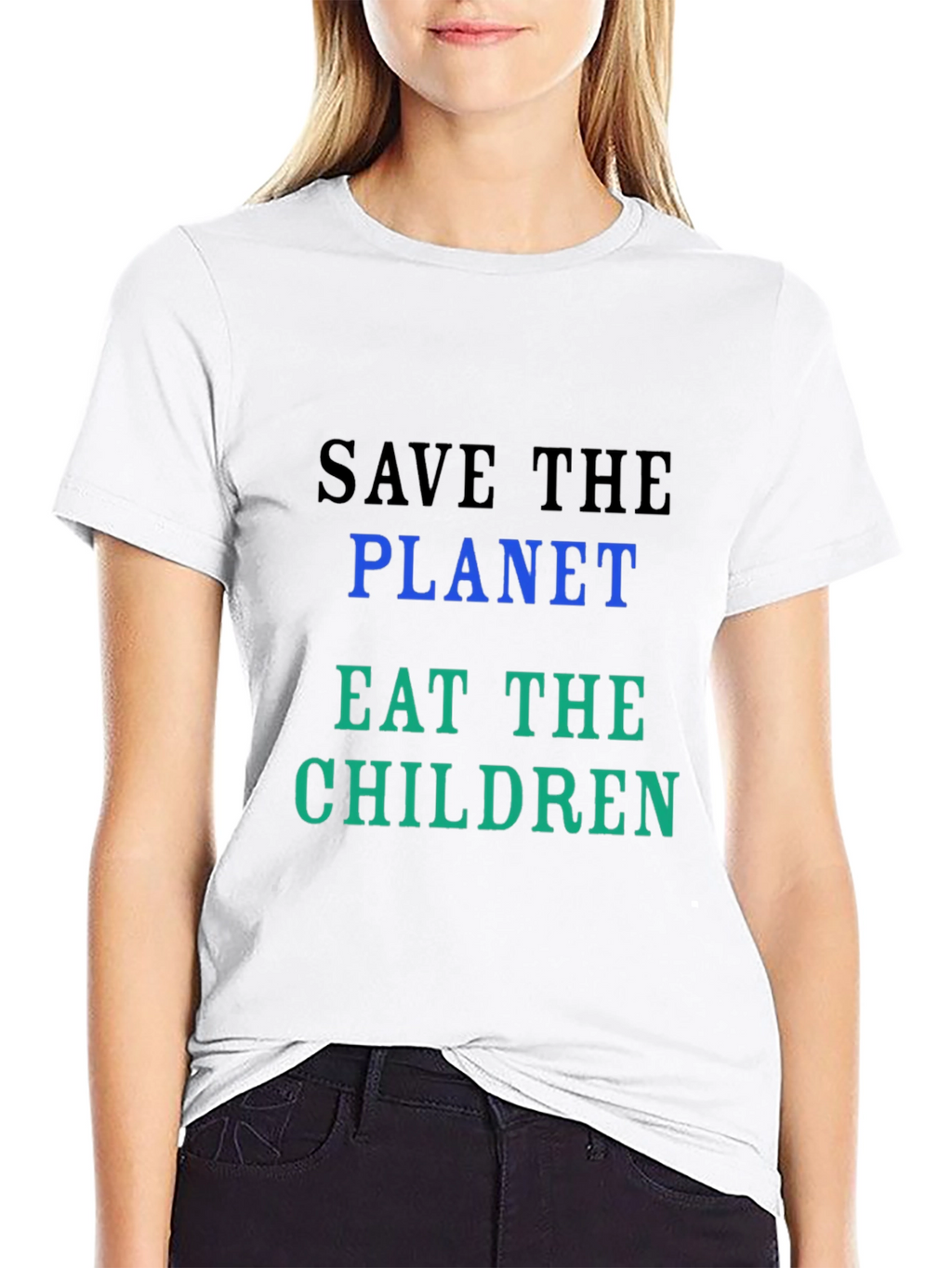 Save the Planet Slogan Tee