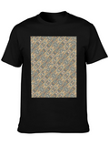 Urban Cobblestone Graphic Tee - Stylish Black T-Shirt