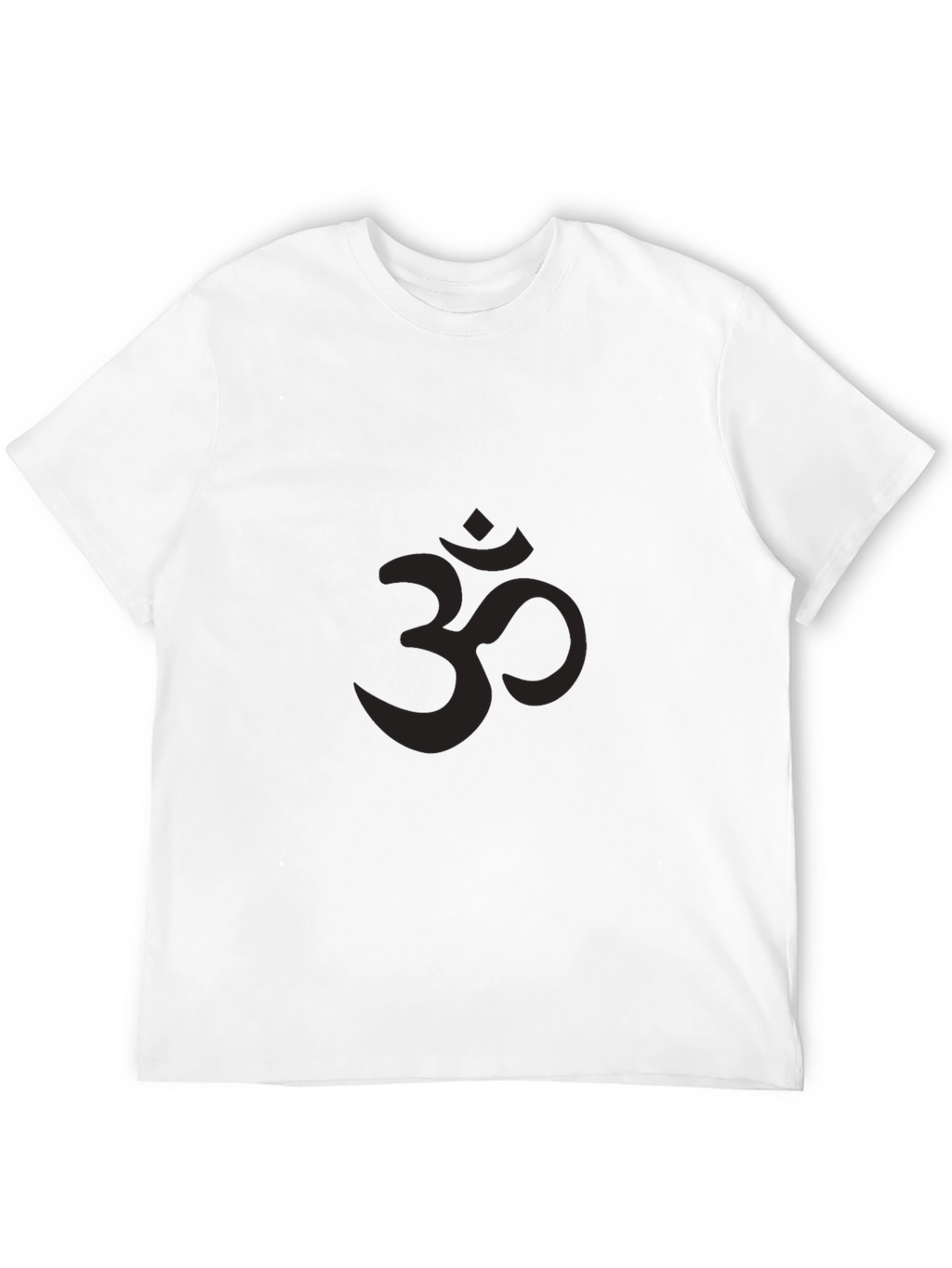 Mens Black Om Symbol T-Shirt