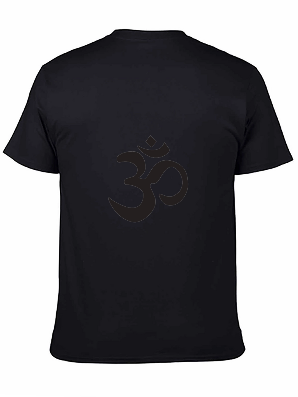 Mens Black Om Symbol T-Shirt