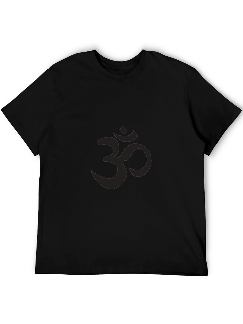 Mens Black Om Symbol T-Shirt