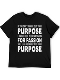 Purpose Passion Graphic Tee
