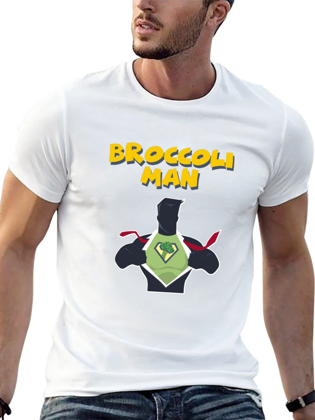 Broccoli Man Graphic T-Shirt